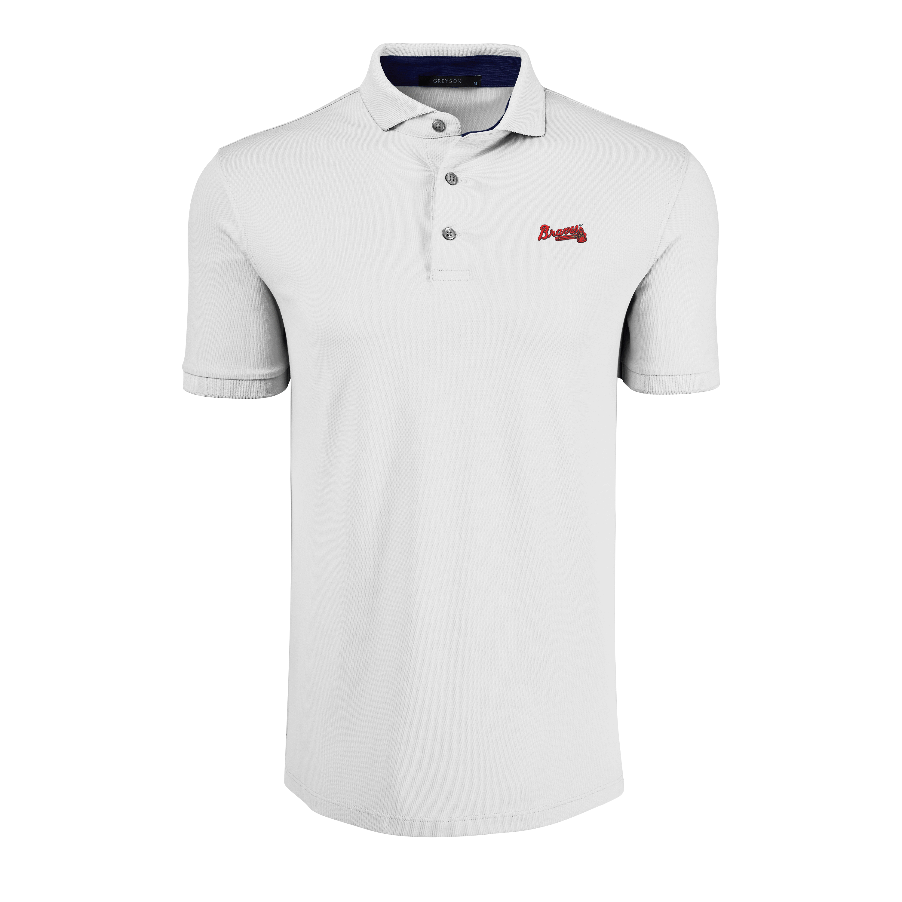Mens Atlanta Braves Crowley Short Sleeve Polo - Performance
