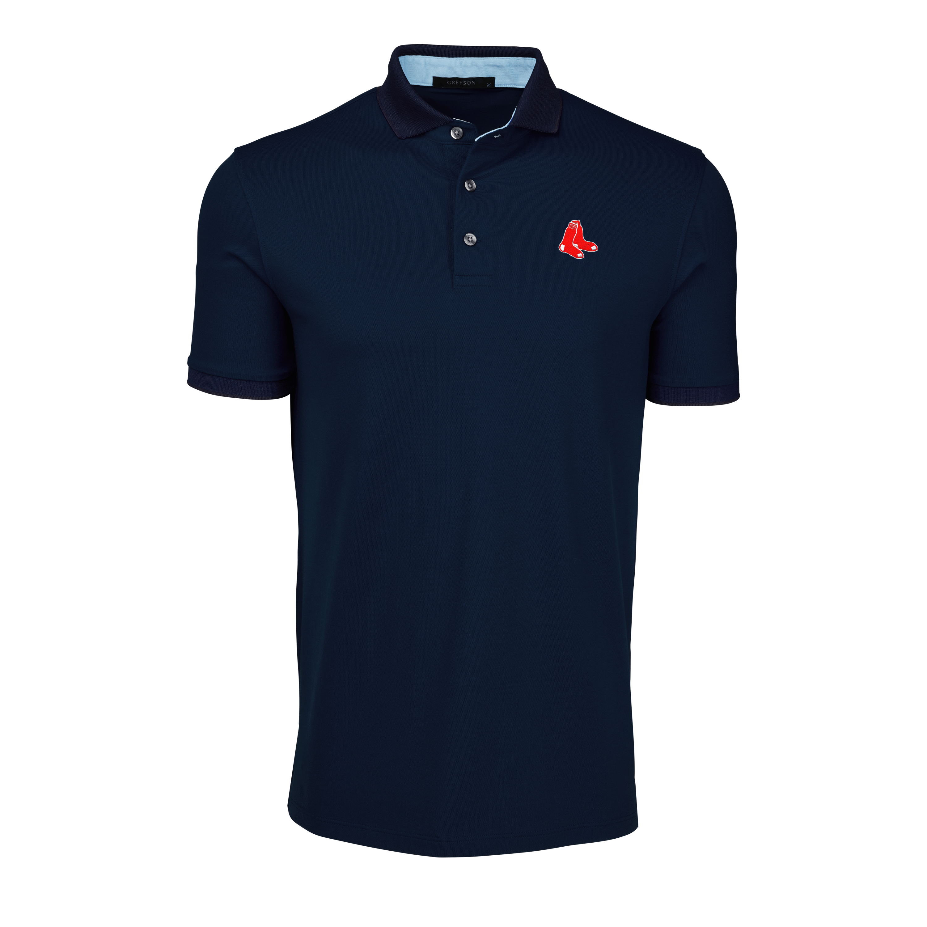 Mens Boston Red Sox Cooperstown Wolf Short Sleeve Polo