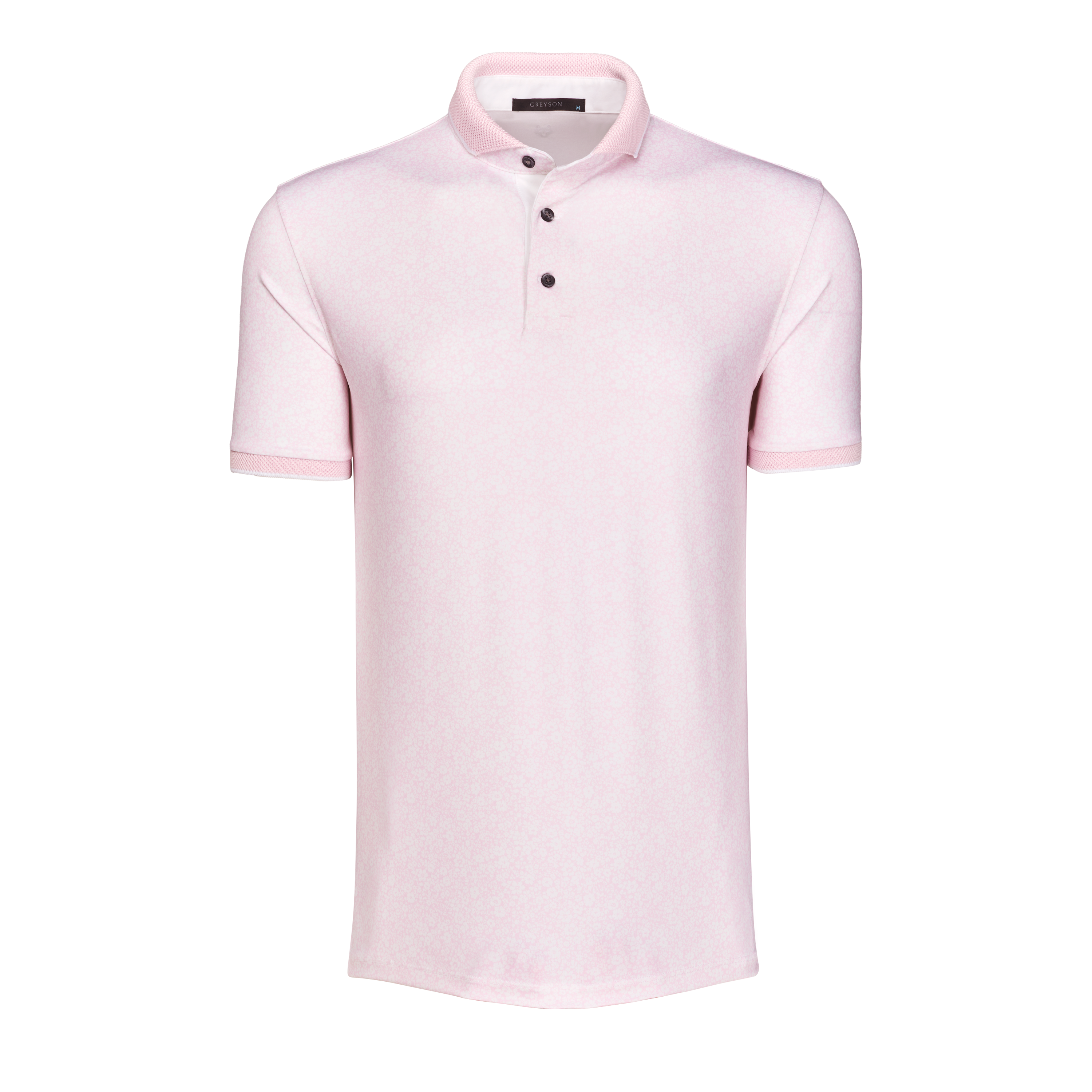 Mens Floral Icons Short Sleeve Polo - Performance Printed Polo
