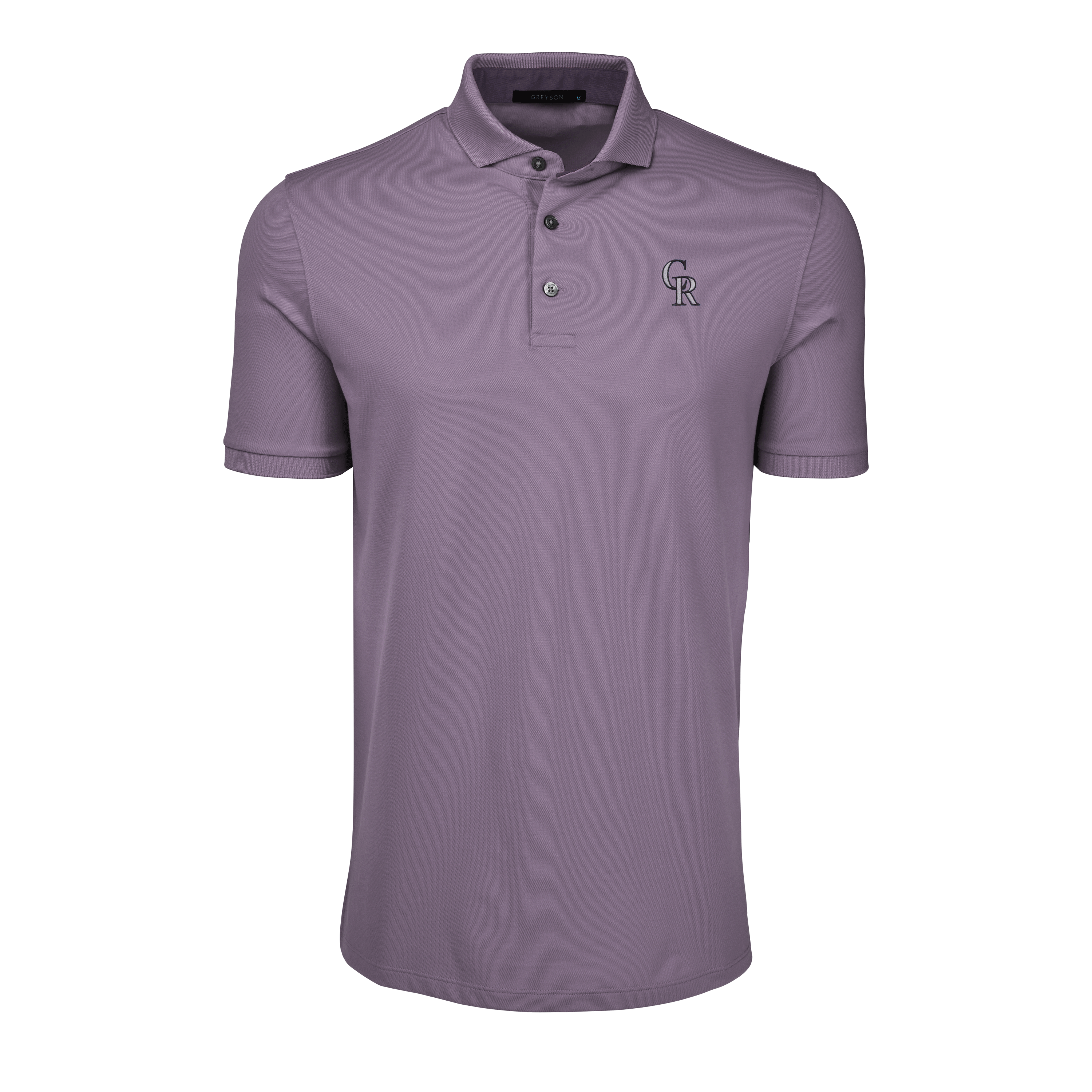 Mens Colorado Rockies Wolf Short Sleeve Polo - Performance Stretch