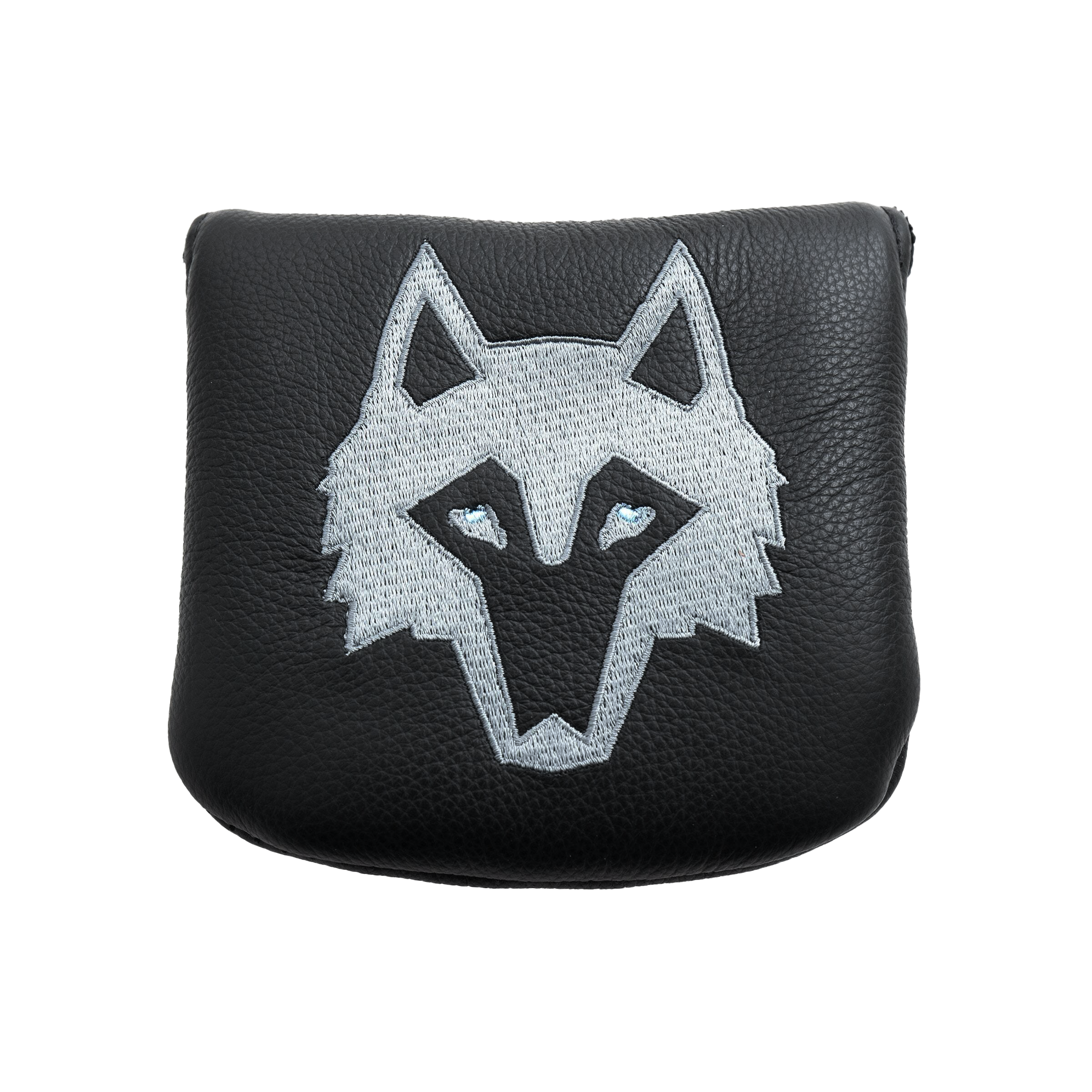 Mens Feed The Wolf Mallet Putter Cover - Premium Leather Magnetic