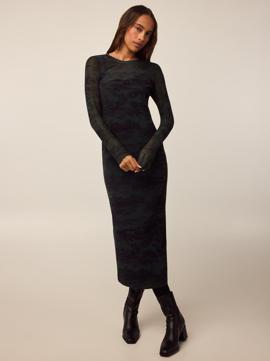 Huntress Toile Mesh Dress