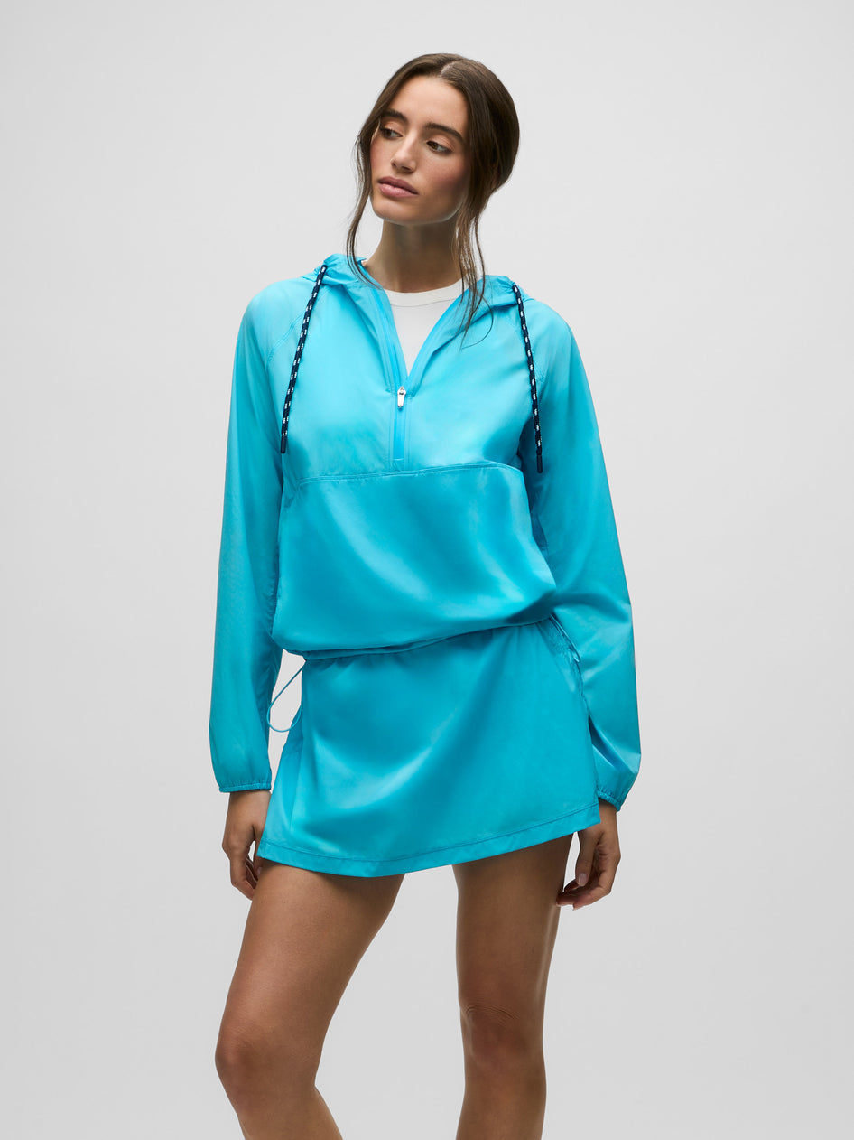 Wind Half-Zip Drawcord Jacket