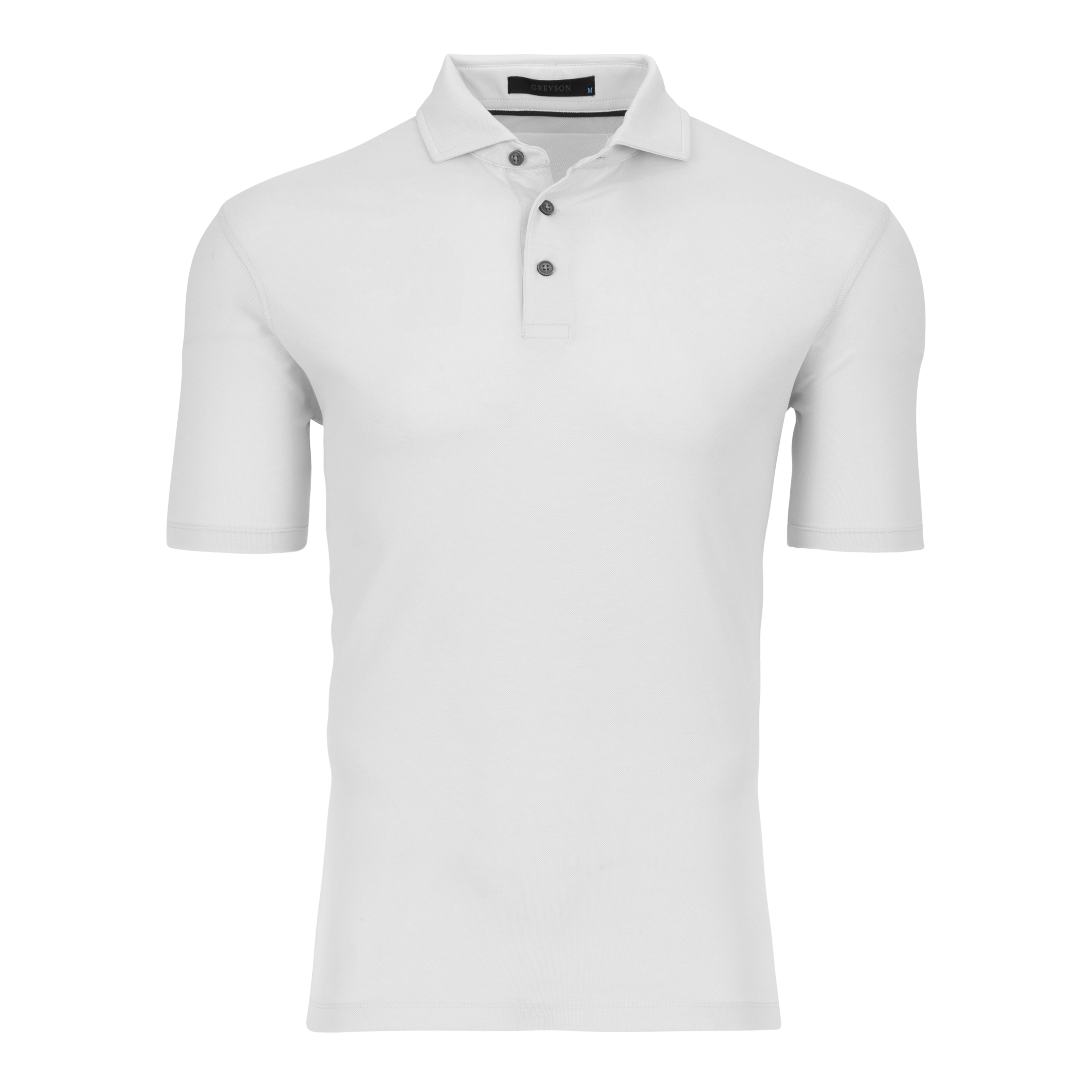 Mens Omaha Short Sleeve Polo - Cotton Blend Pique Polo with Spread