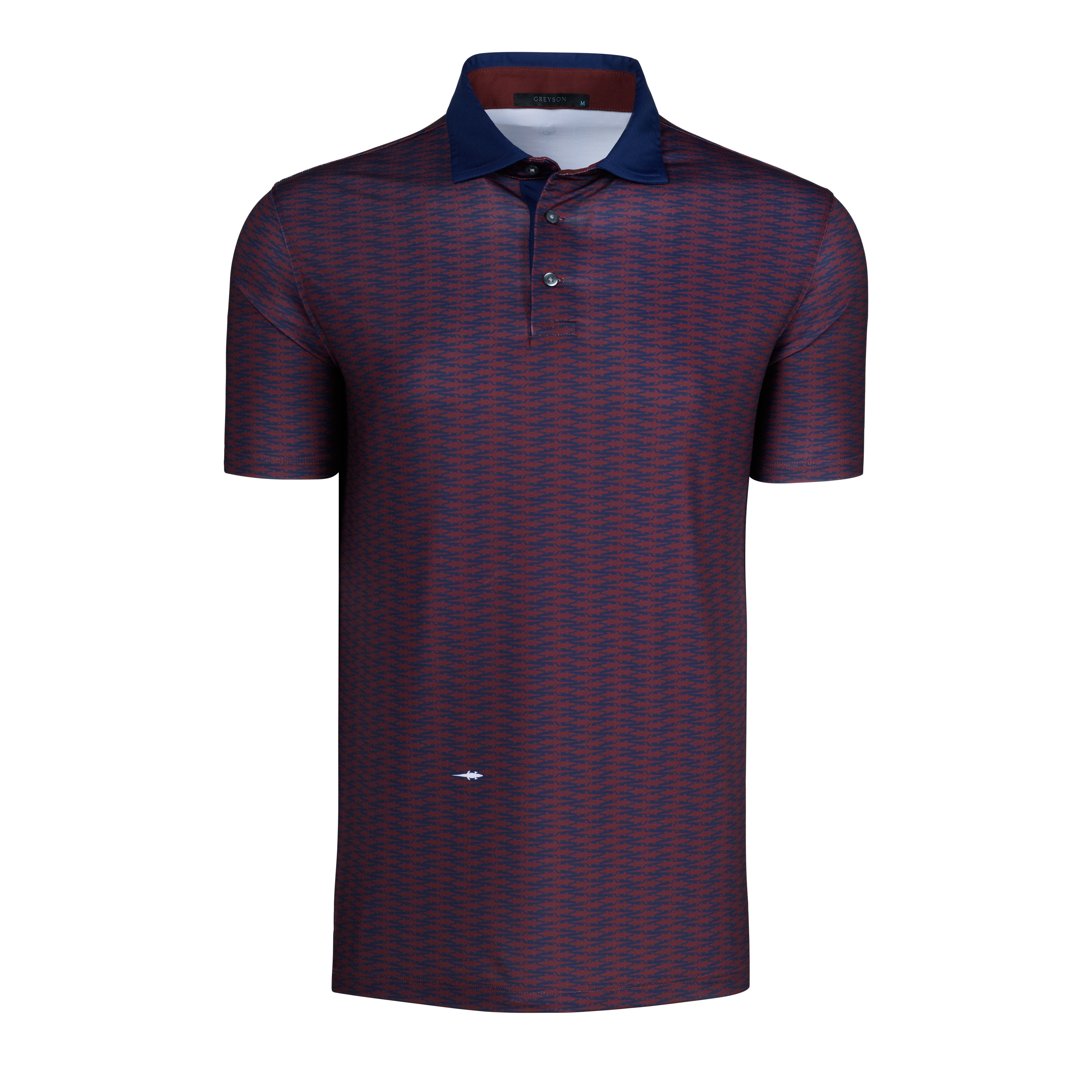 Mens Crocodile Diaries Short Sleeve Polo - Performance Printed