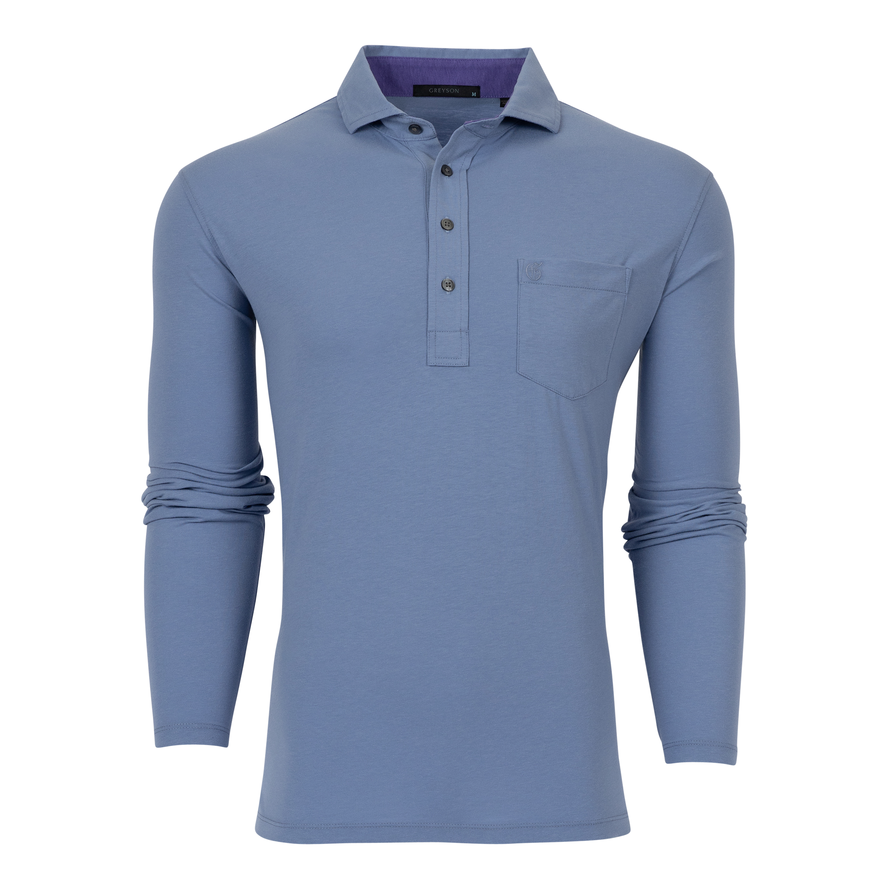 Mens Solid Long Sleeve Men's Polos: Spirit Long Sleeve Polo
