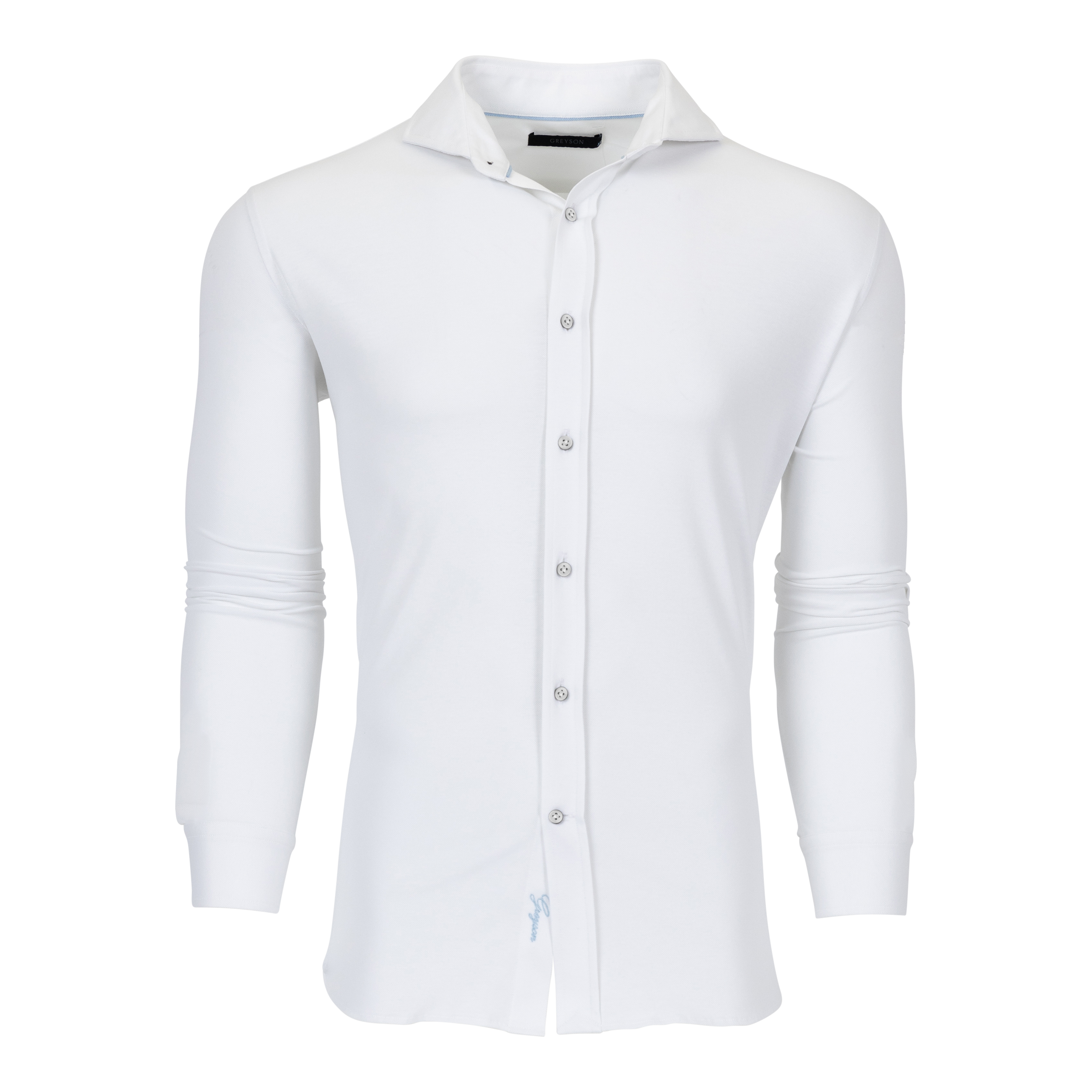 slim fit dress slacks Greyson Clothiers Men's Omaha Dress Shirt - White - Size XL