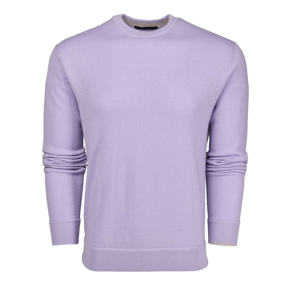 Greyson Clothiers Tomahawk Cashmere Crewneck Sweater (Dewberry) in DEWBERRY