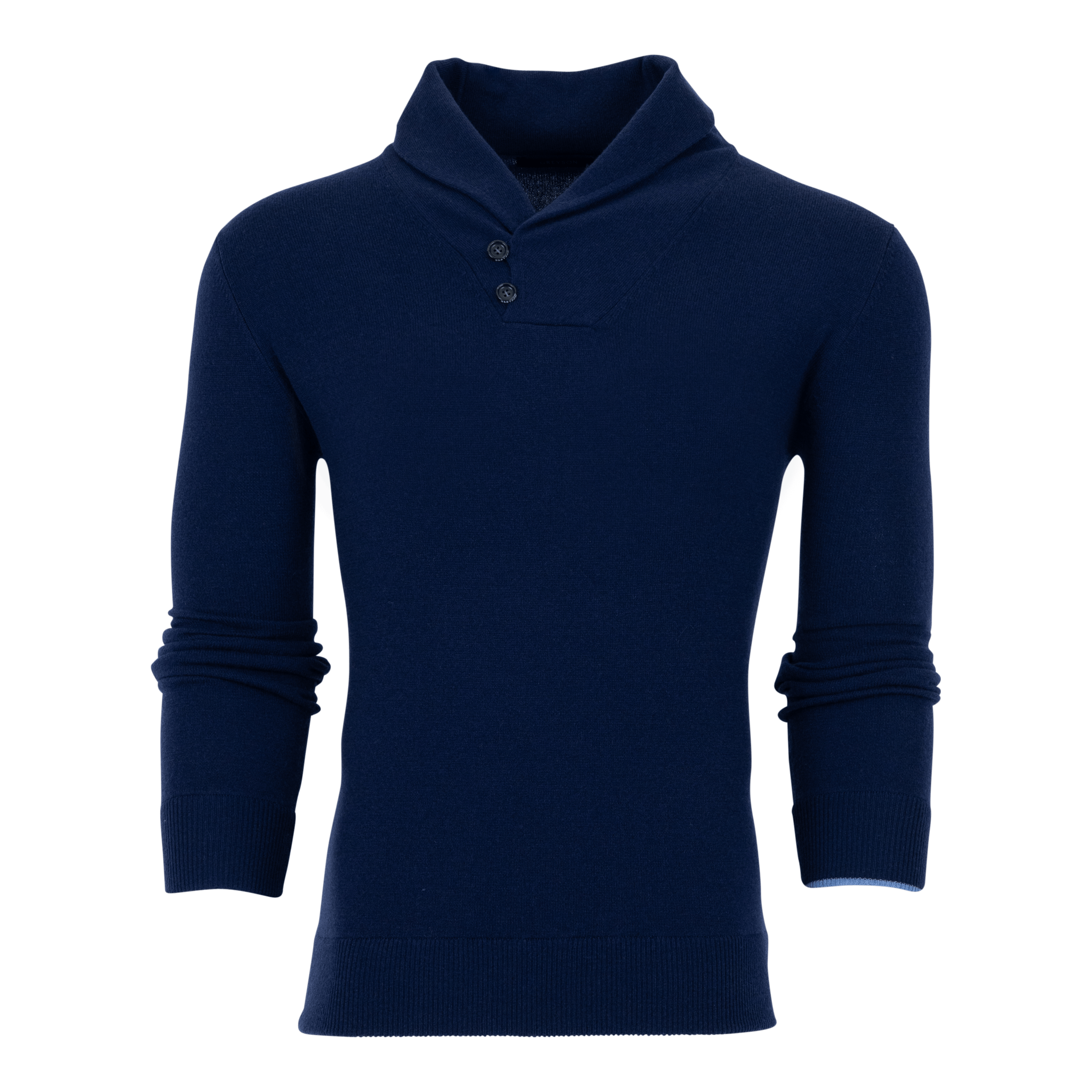 Mens Narragansett Cashmere Shawl Collar Sweater - 100% Lightweight