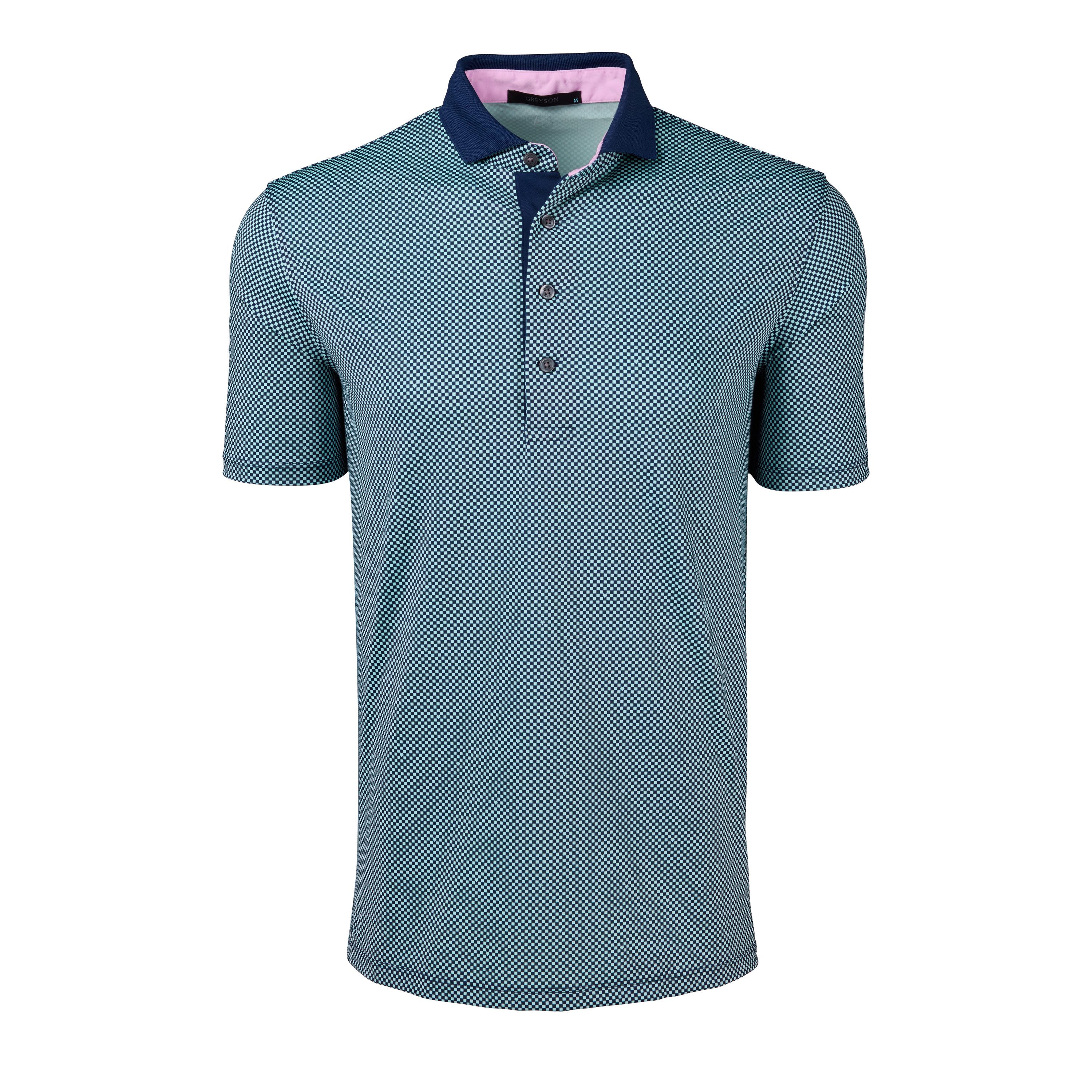 GREYSON グレイソン Wolf Palm Golf Polo　 表記M Mens Knight Wolf Short Sleeve Polo - Performance Printed Polo with