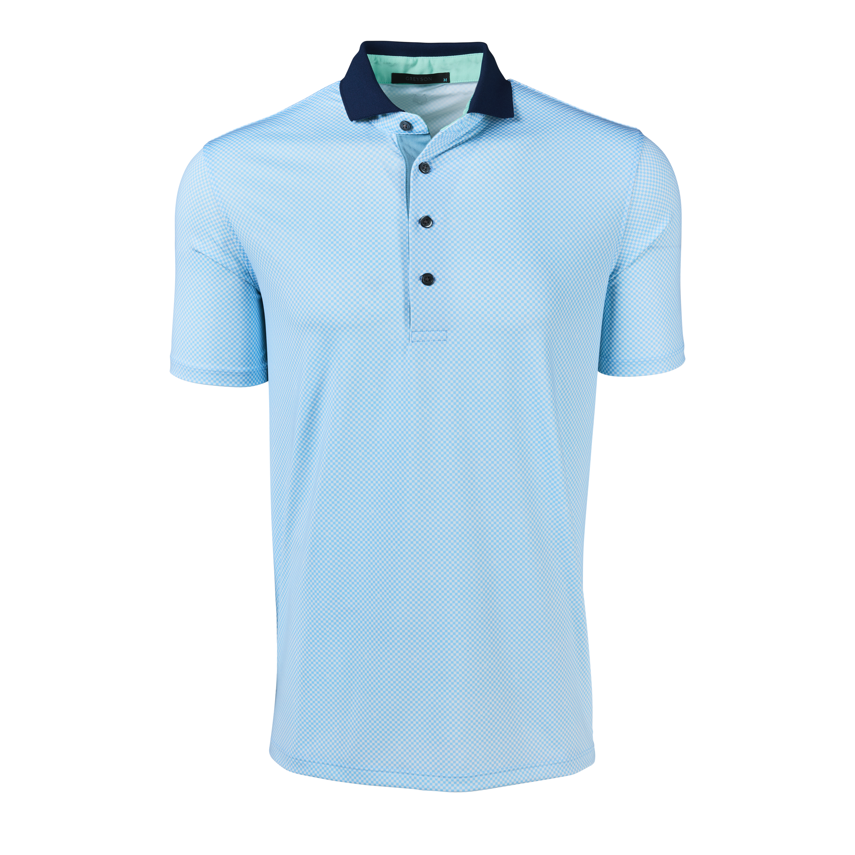 Mens Knight Wolf Short Sleeve Polo Performance Printed Polo with