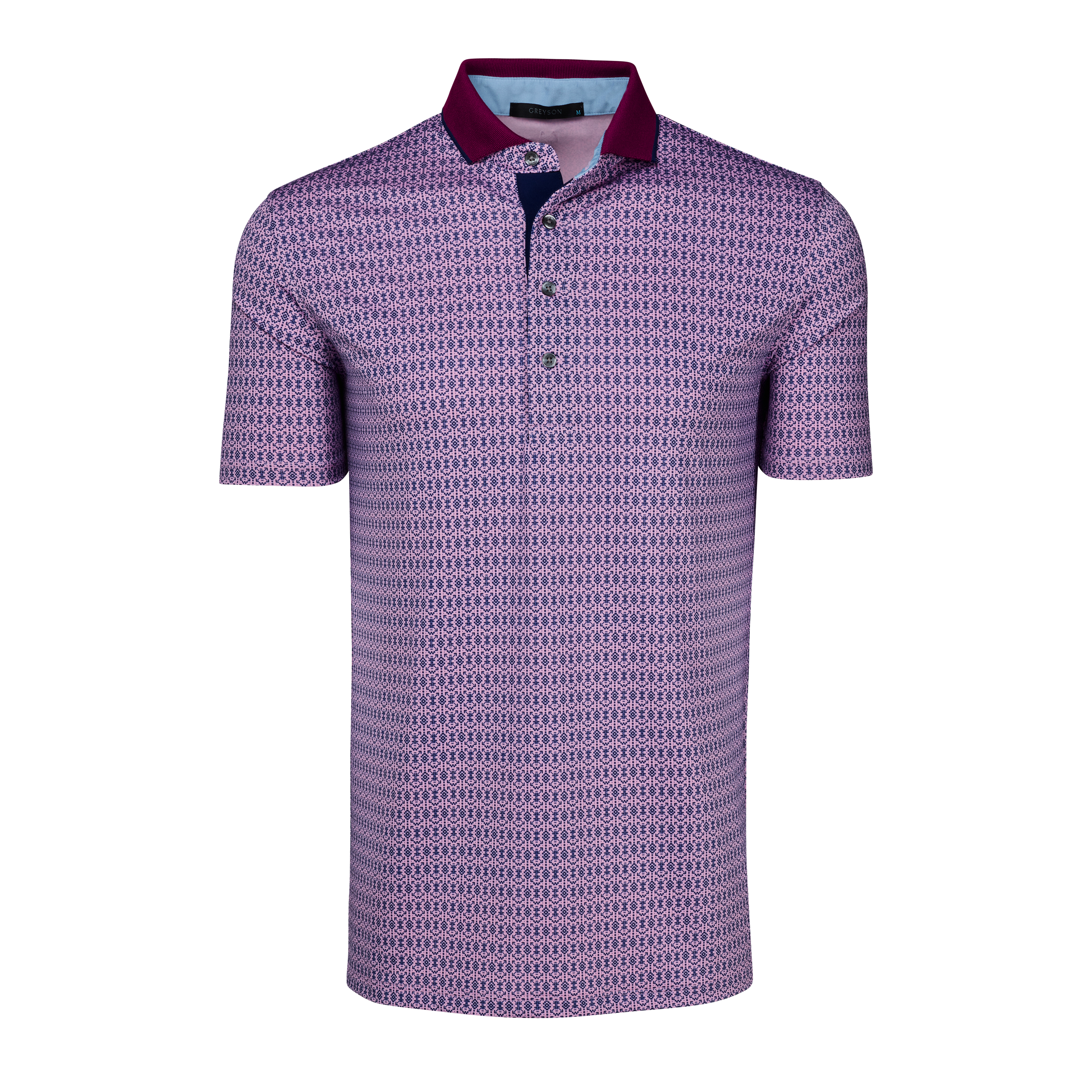Mens Barren Summit Short Sleeve Polo - Performance Printed Polo