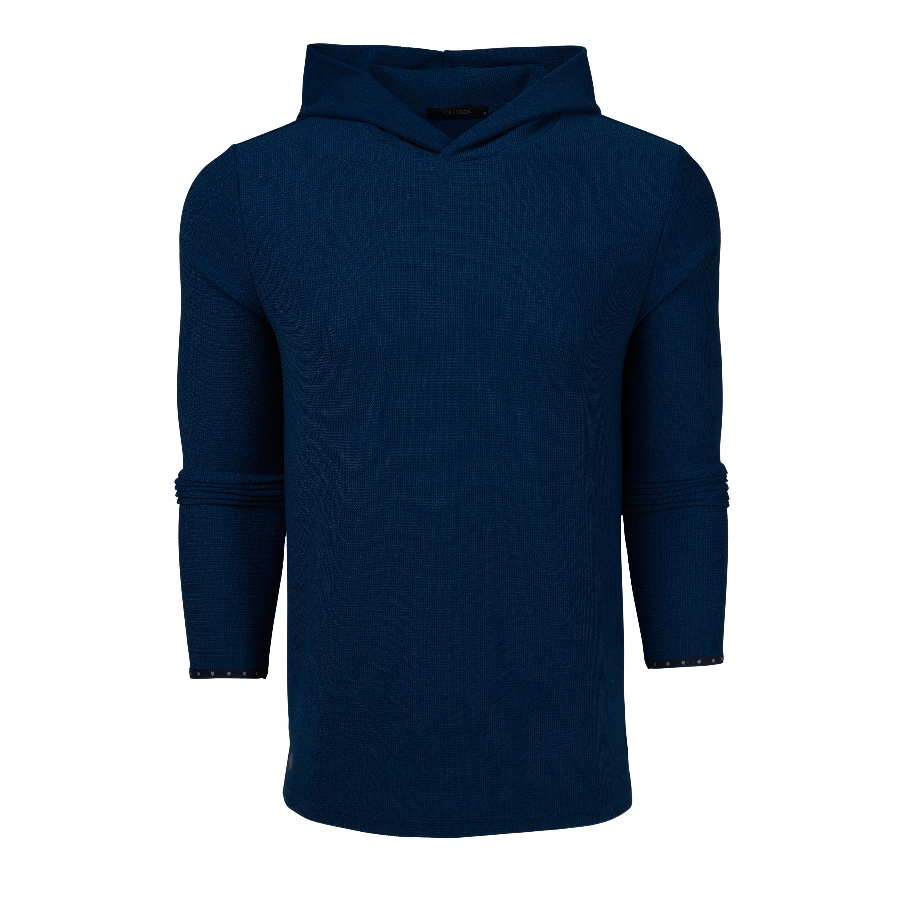 Mens Traverse Waffle Hoodie - Lightweight Stretch Hoodie | Greyson