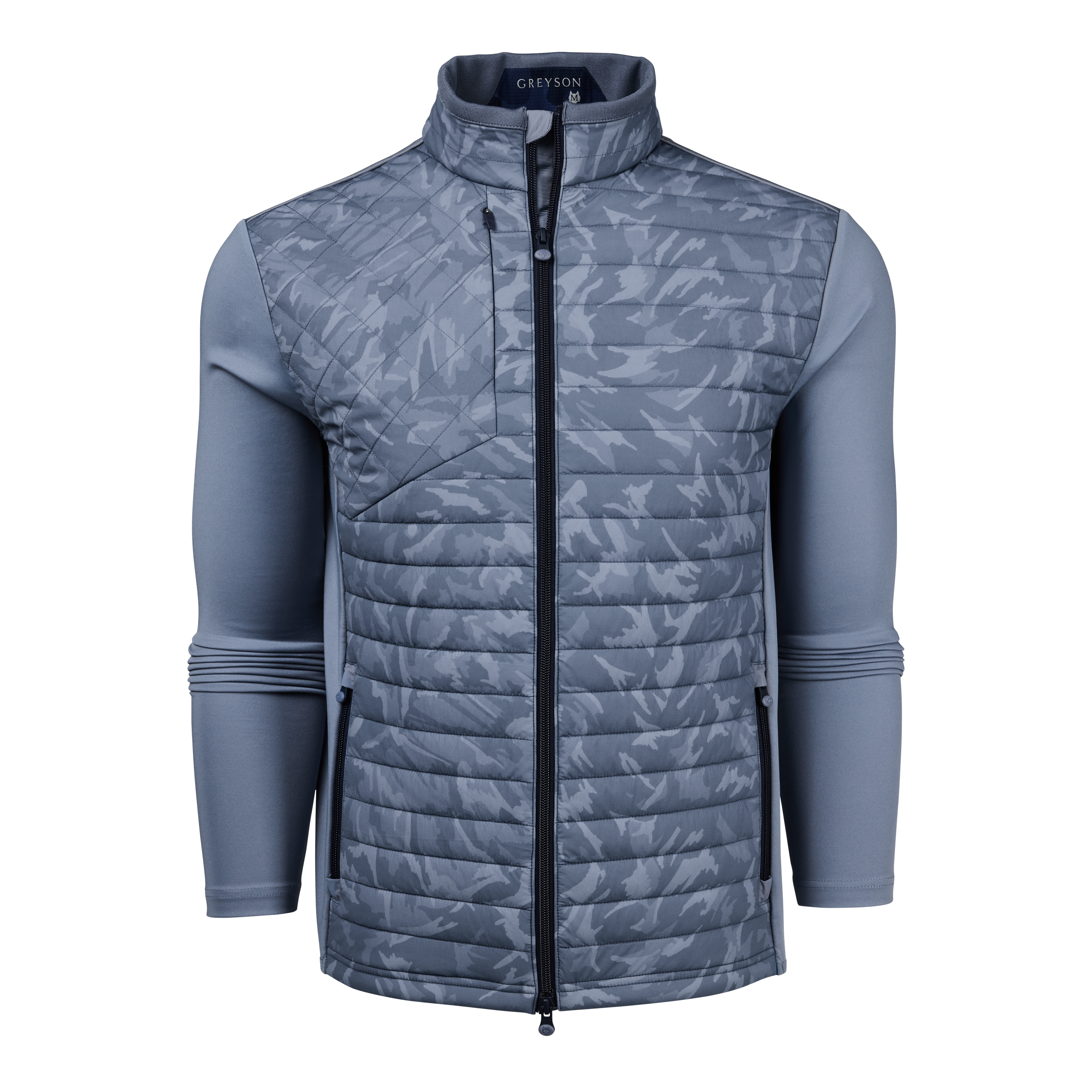 【グレイソン GREYSON】Yukon Hybrid Jacket Mens Midas Wolf Yukon Hybrid Jacket - Stretch Quilted