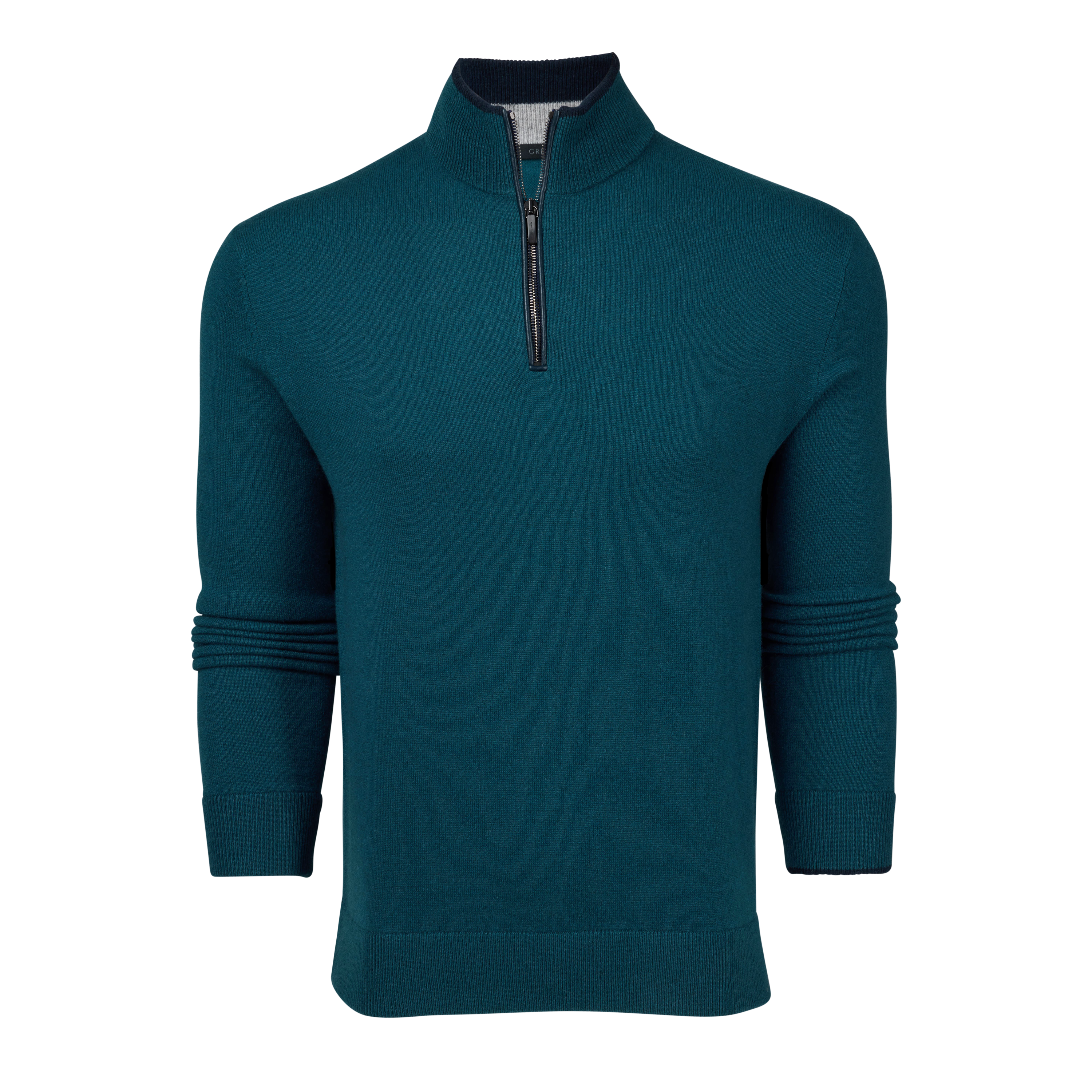 Mens Sebonack Quarter-Zip Sweater - Midweight Wool-Cashmere Blend Mens Sebonack Quarter-Zip Sweater - Midweight Wool-Cashmere Blend