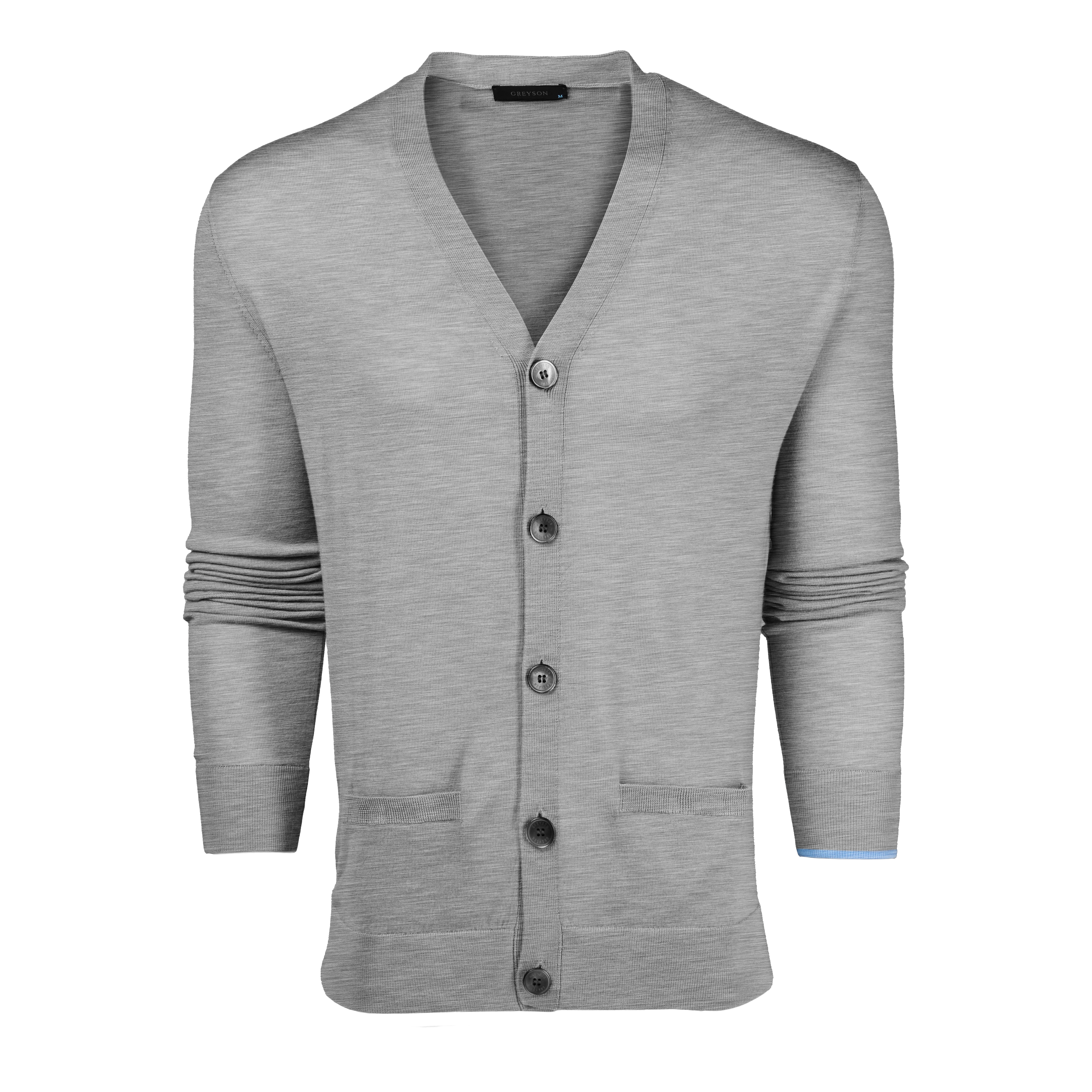 Mens Saratoga Cardigan - Tropical Weight Merino Wool Button-Up