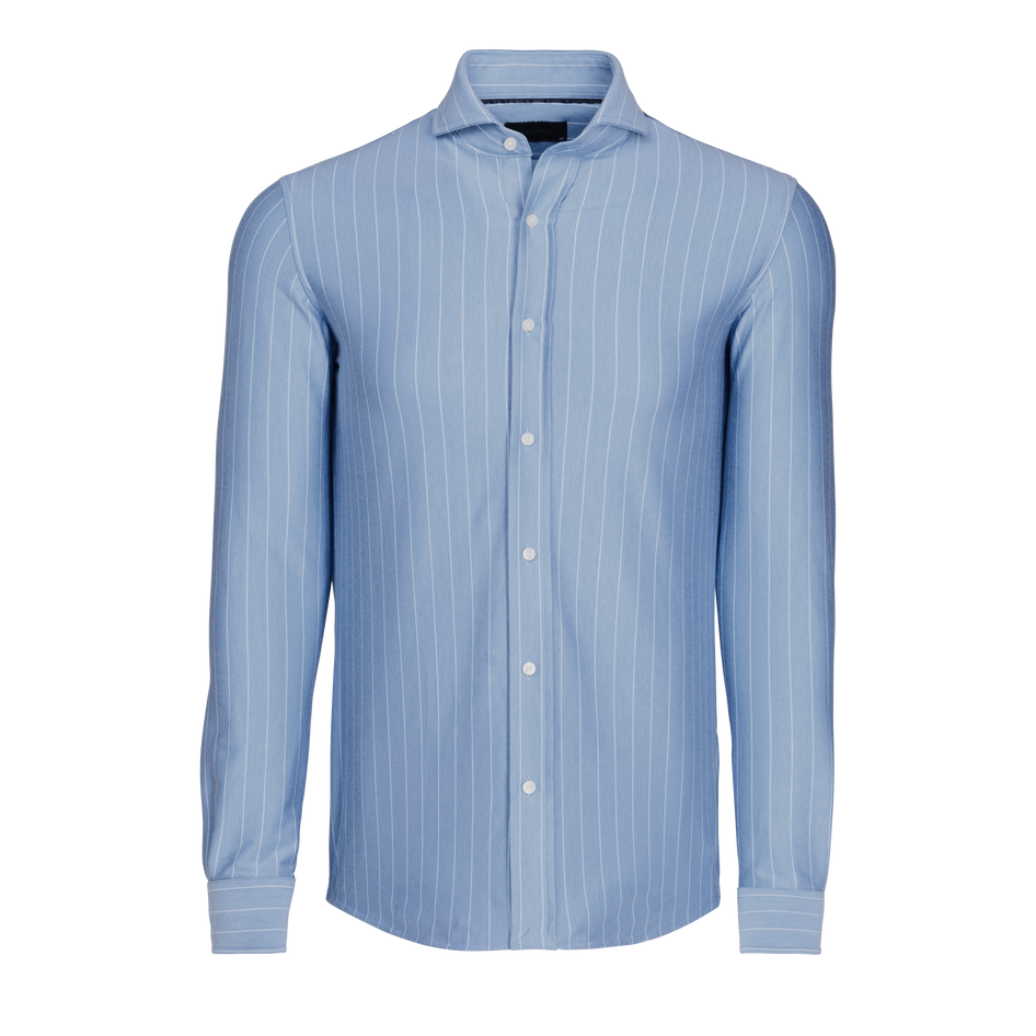 Birmingham Chalk Striped Knit Shirt