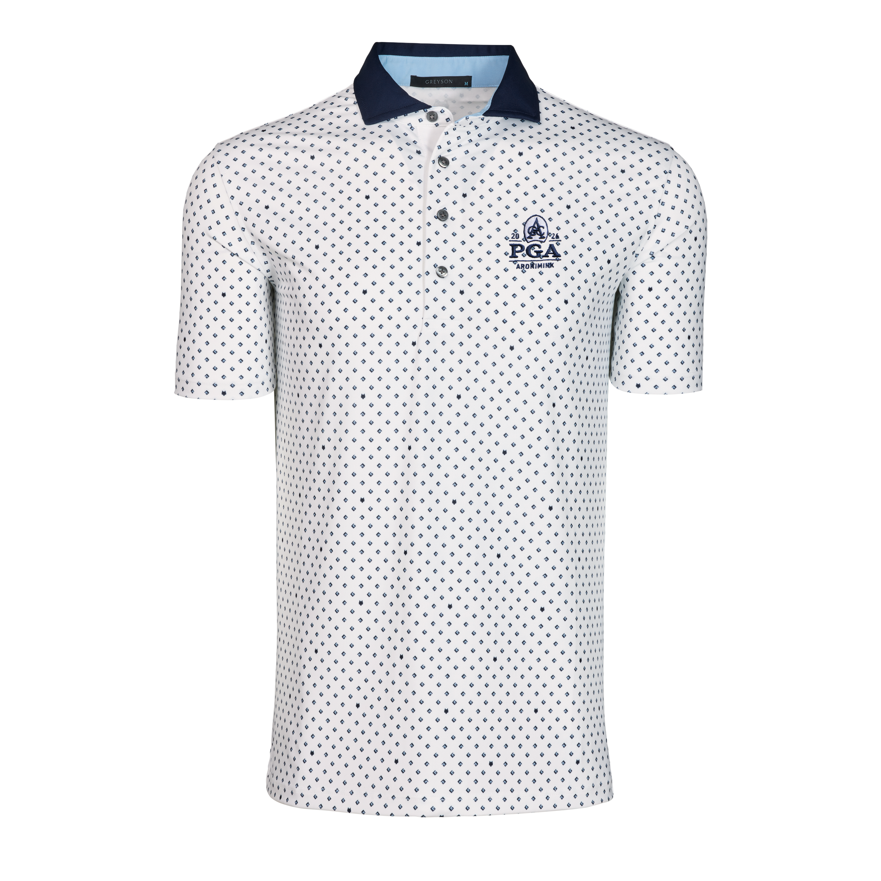 Mens 2026 PGA Championship G Squared Short Sleeve Polo