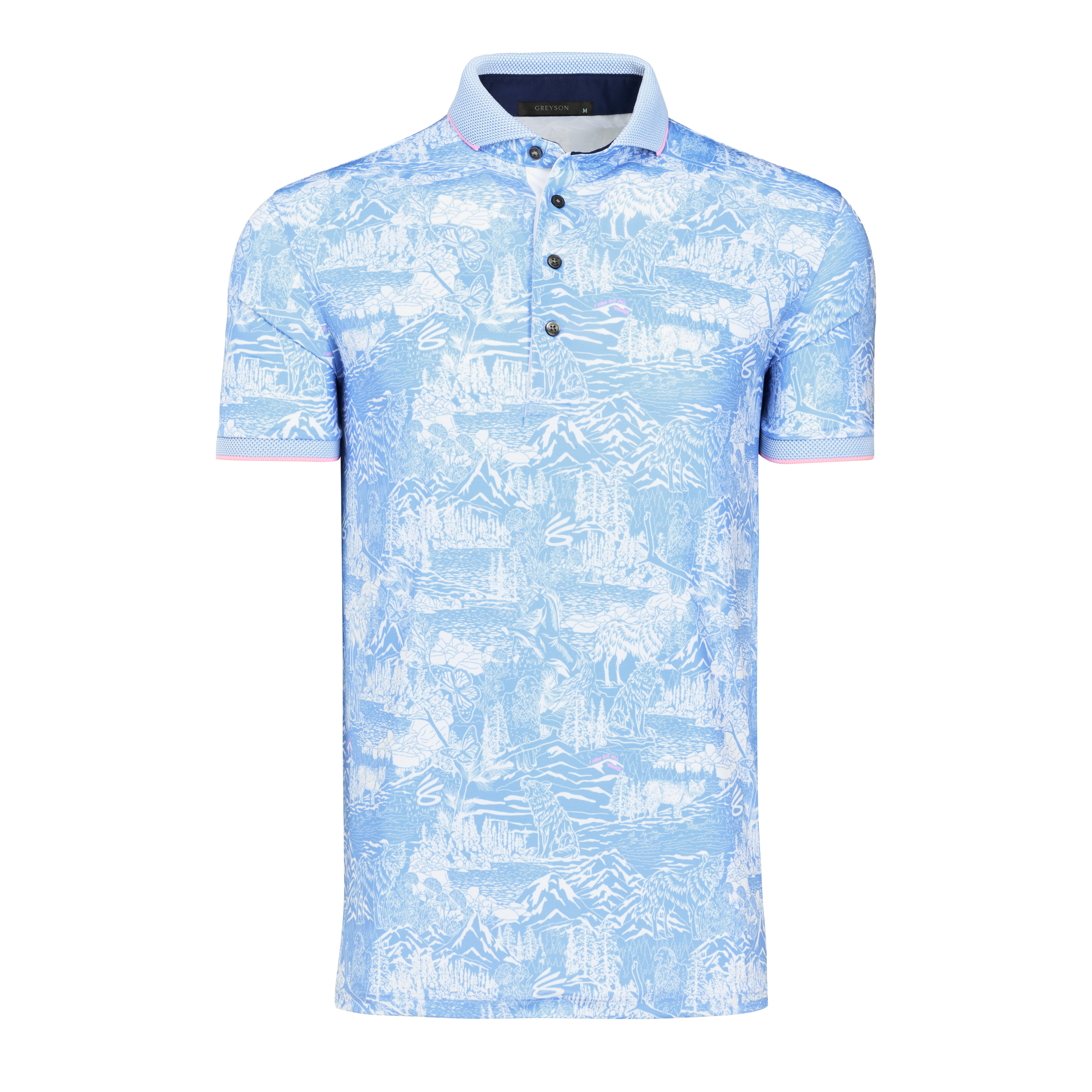 Mens Lake Tahoe Short Sleeve Polo - Limited-Edition Performance
