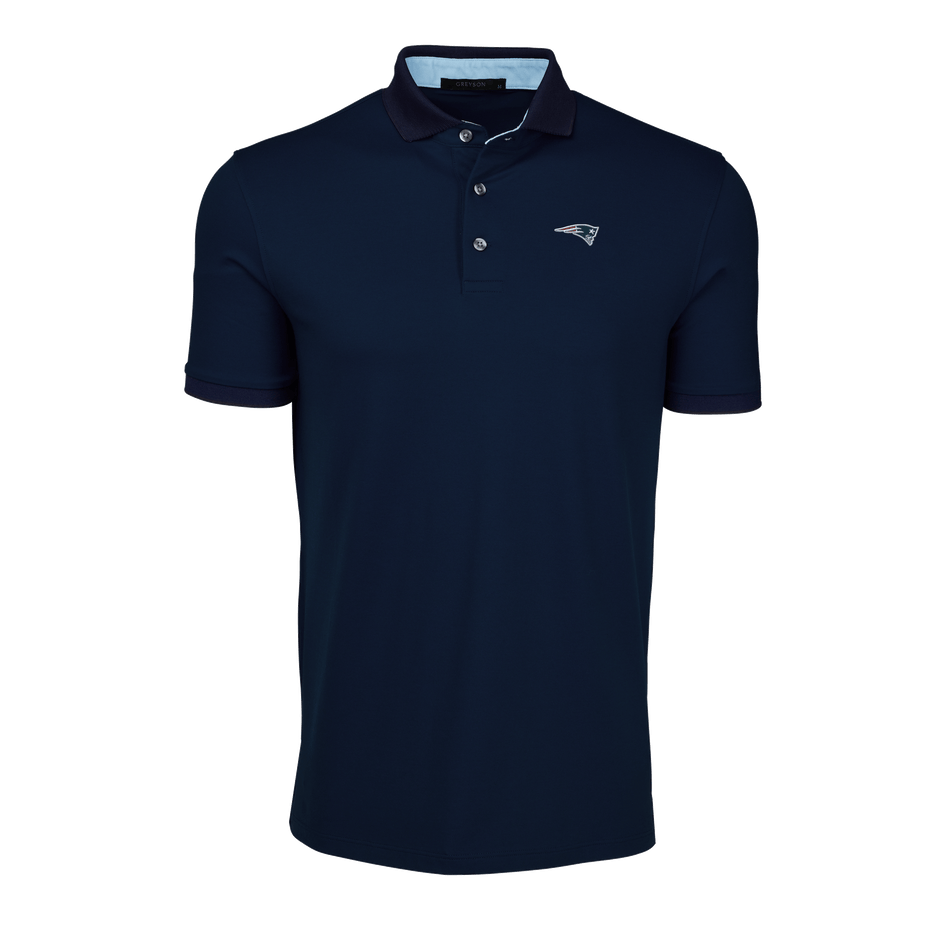 New England Patriots Wolf Short Sleeve Polo