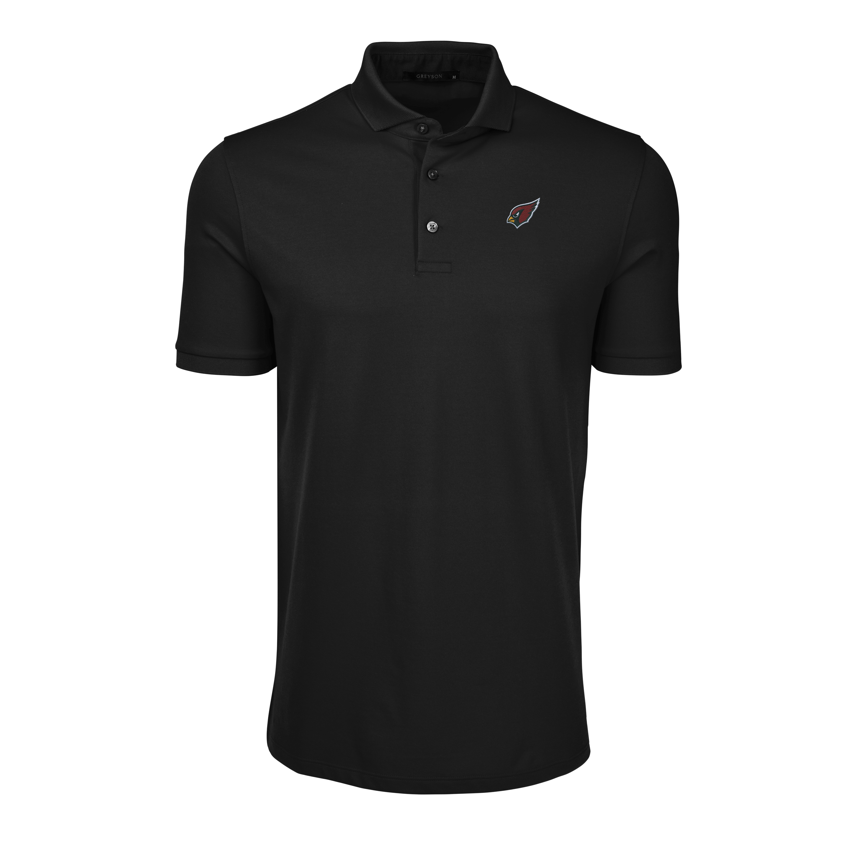 Mens Arizona Cardinals Wolf Short Sleeve Polo - Performance