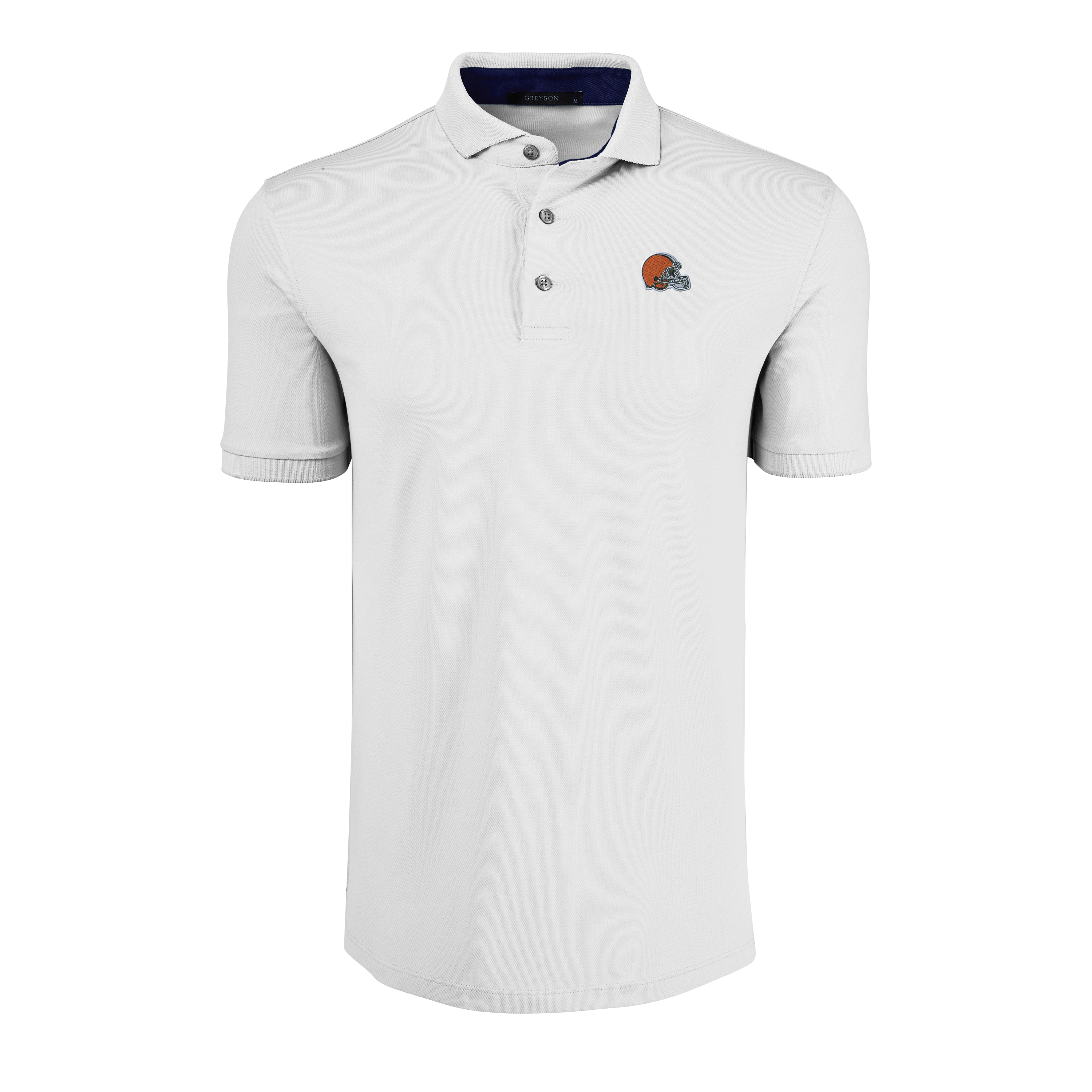 Mens Cleveland Browns Wolf Short Sleeve Polo - Performance Stretch