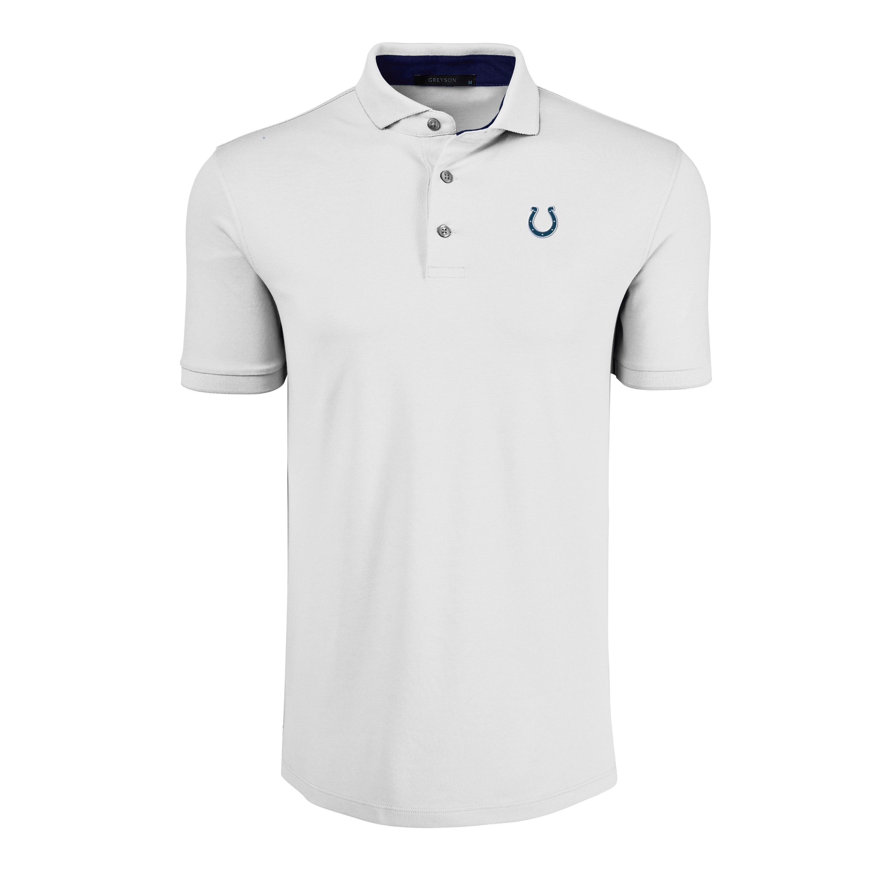 Mens Indianapolis Colts Wolf Short Sleeve Polo - Performance