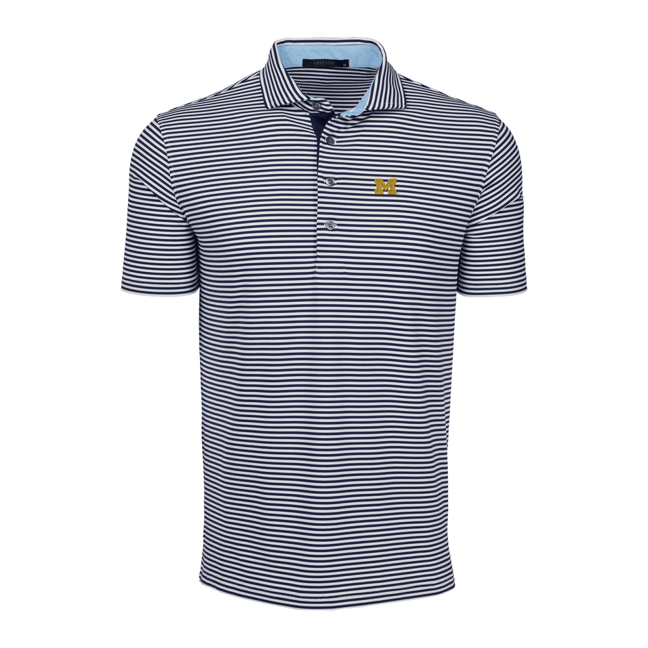 University of Michigan Quogue Short Sleeve Polo