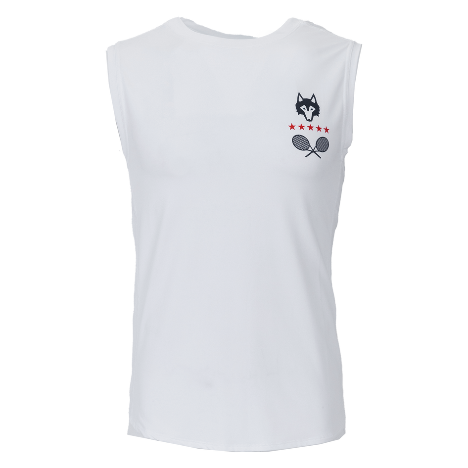 Greyson Clothiers Wolf Of Queens Guide Sport Sleeveless Tee in ARCTIC