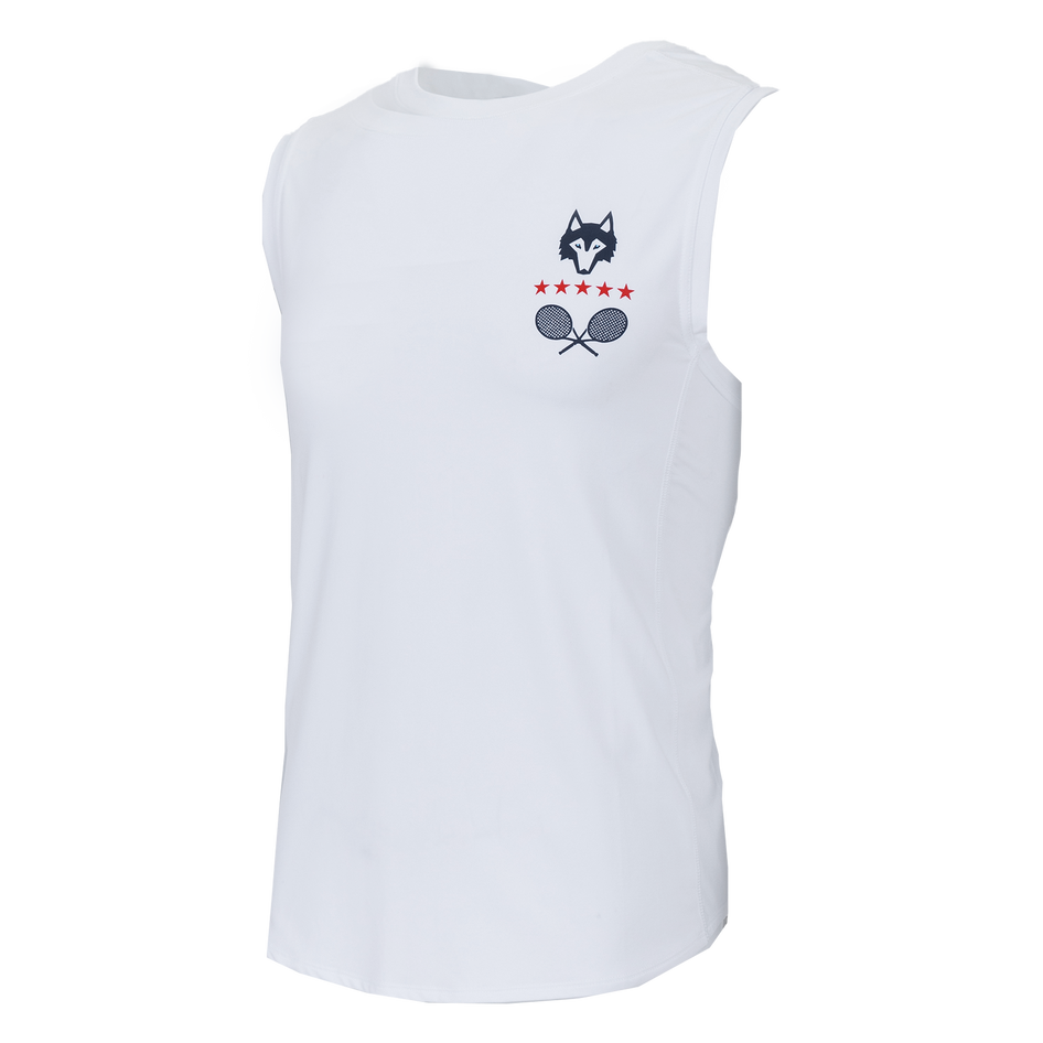 Greyson Clothiers Wolf Of Queens Guide Sport Sleeveless Tee in ARCTIC