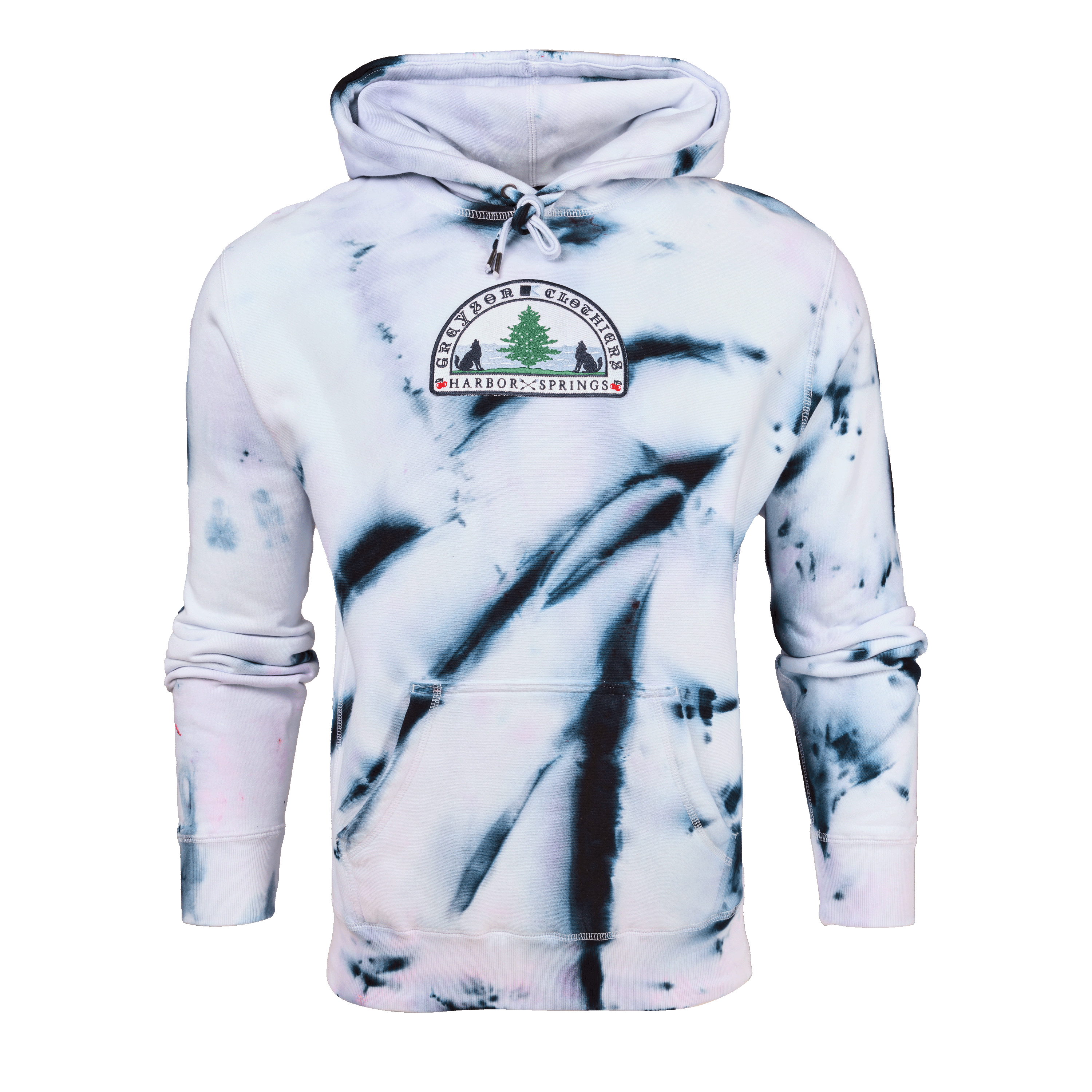 Mens H.S. Tie Dye Fireside Hoodie | Greyson Clothiers