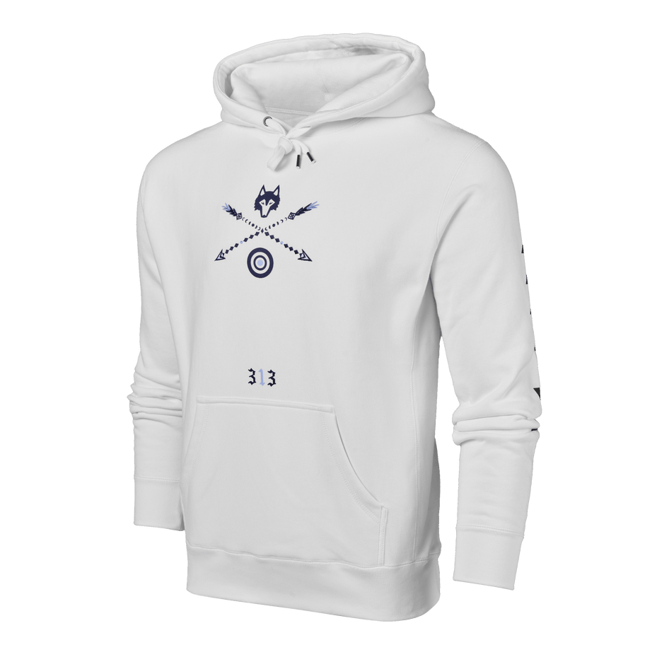 Greyson Clothiers Wolf & Arrows Fireside Hoodie in ARCTIC