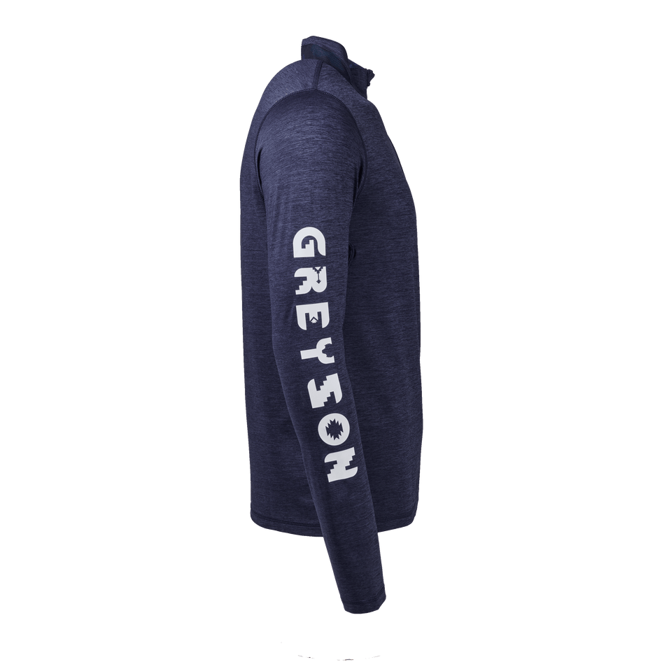 Greyson Clothiers Where The Wolves Are Guide Sport Quarter-Zip in MALTESE BLUE