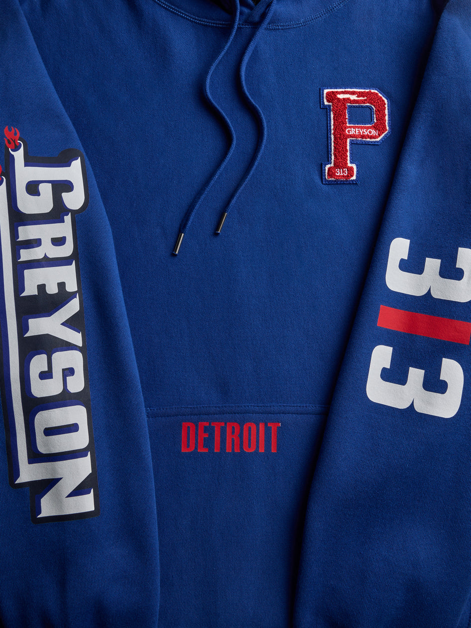 Greyson Clothiers Throwback Detroit 313 Fireside Hoodie