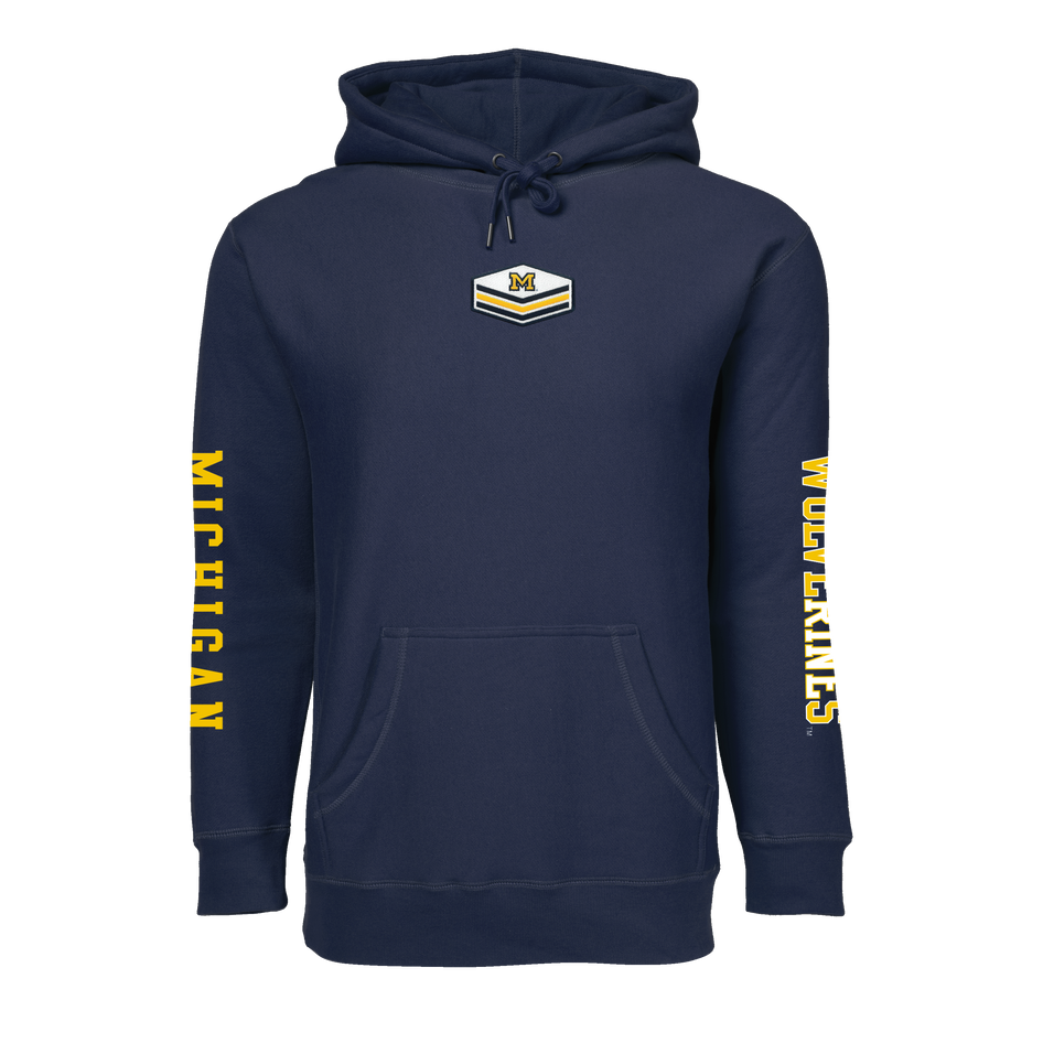 Greyson Clothiers University of Michigan Fireside Hoodie in MALTESE BLUE