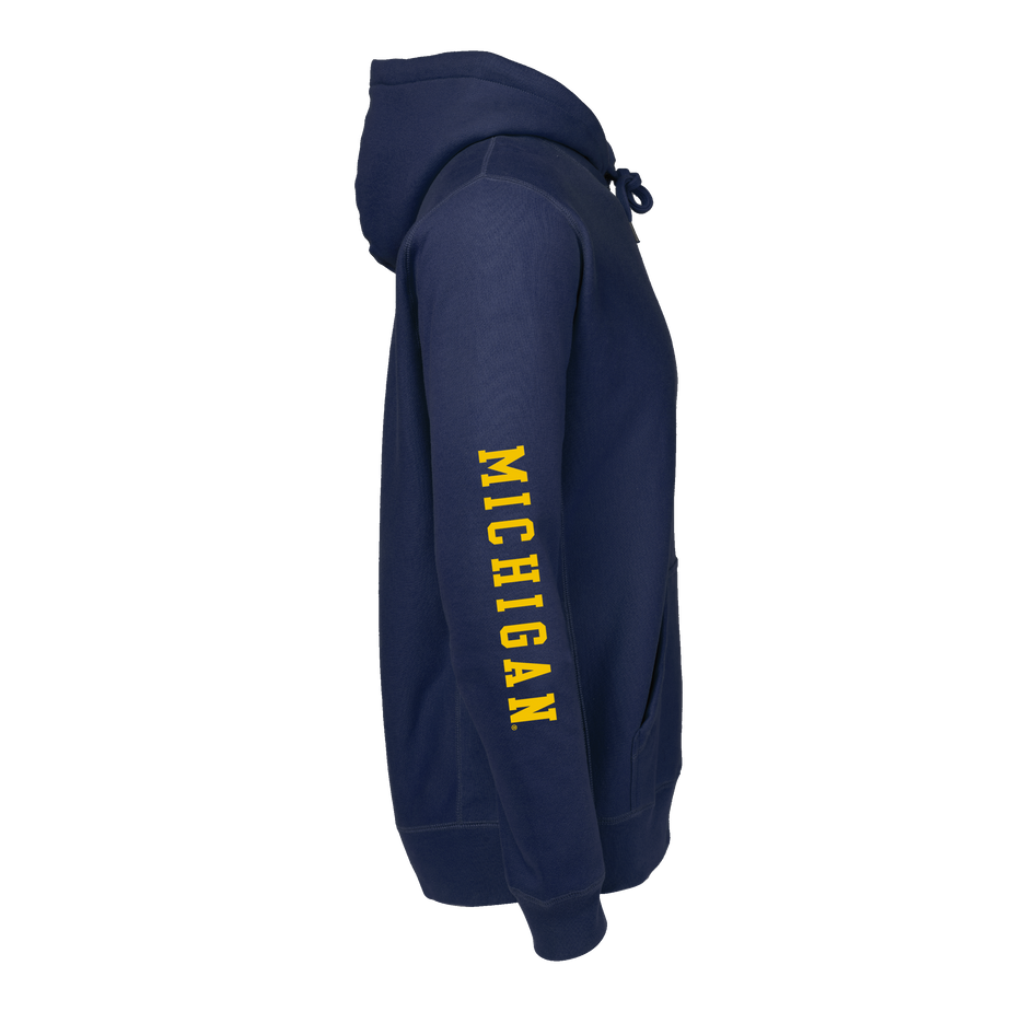 Greyson Clothiers University of Michigan Fireside Hoodie in MALTESE BLUE