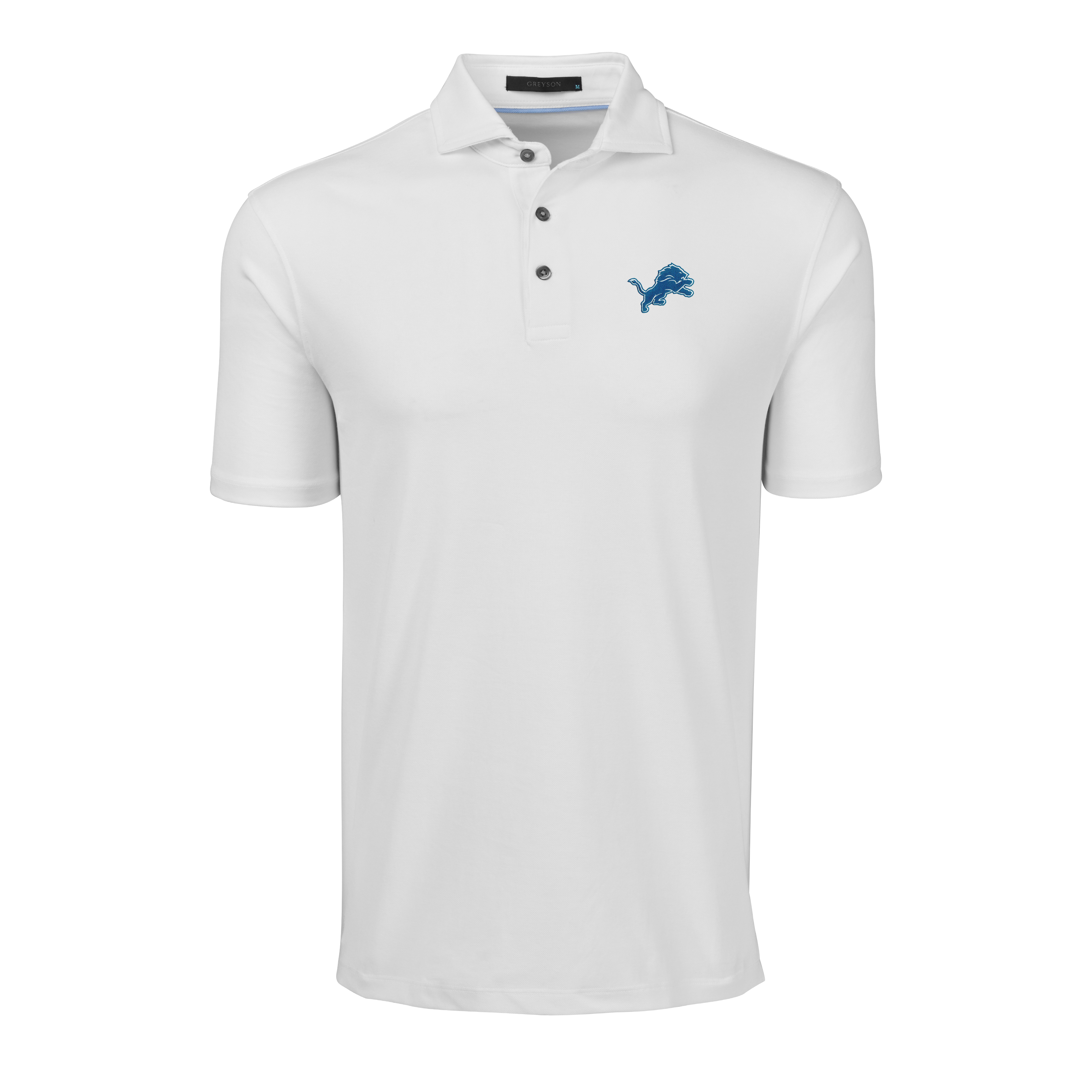 Mens Detroit Lions 313 Omaha Short Sleeve Polo - Cotton Blend
