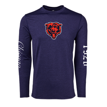 Greyson Clothiers Chicago Bears Guide Long Sleeve Tee in MALTESE BLUE