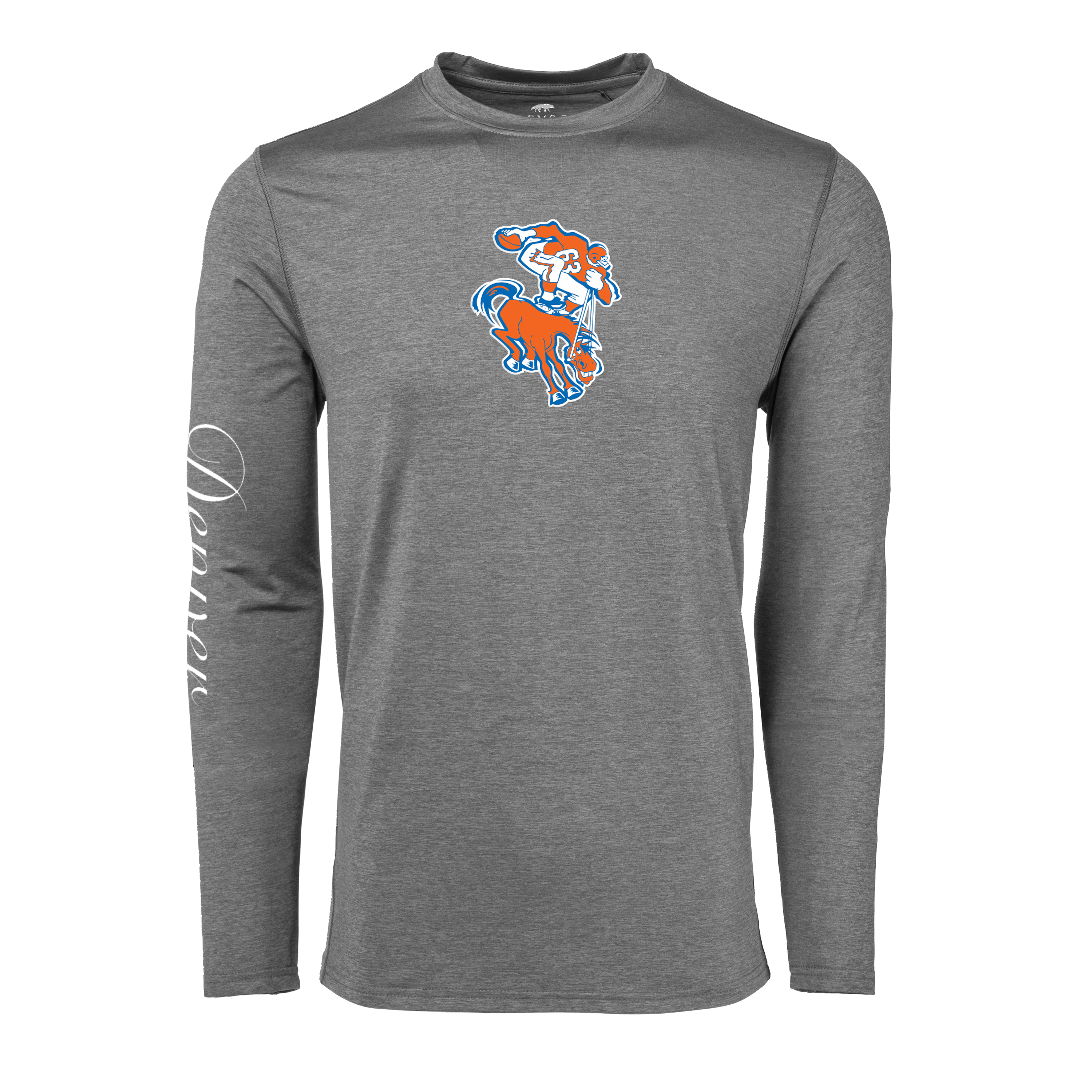 Mens Denver Broncos Guide Long Sleeve Tee Greyson Clothiers
