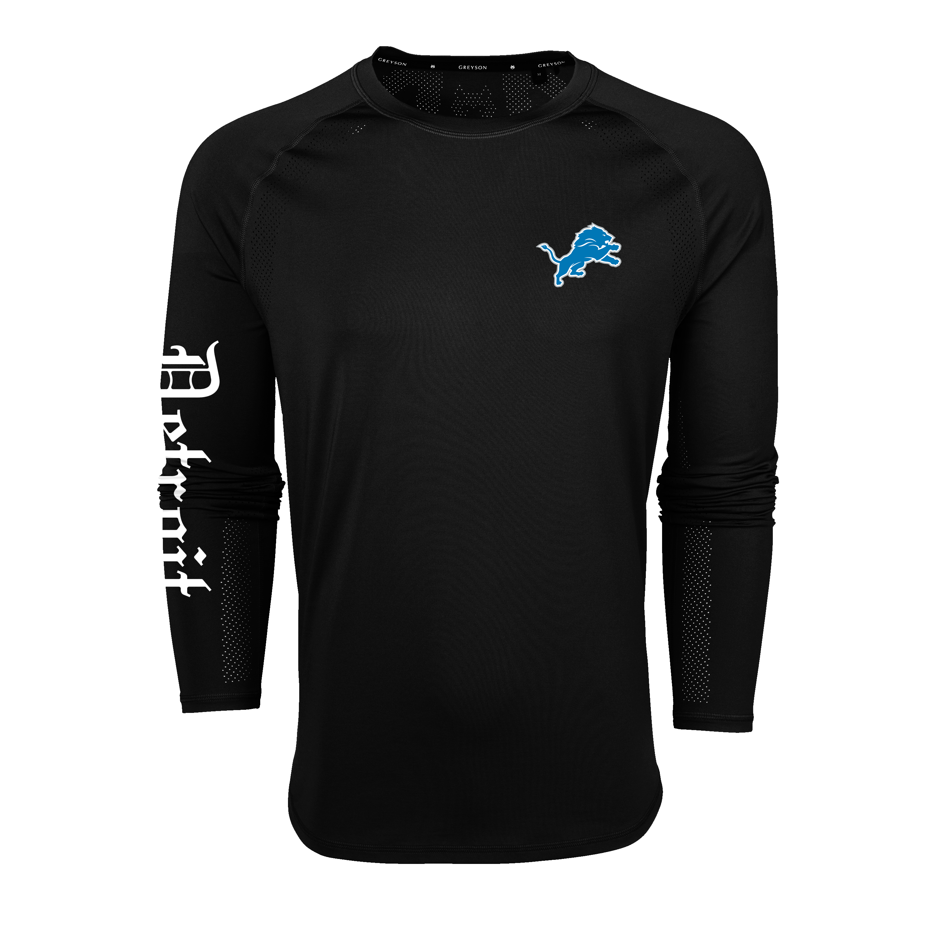 Mens Detroit Lions Spirit Falcon Sport Long Sleeve Greyson Clothiers