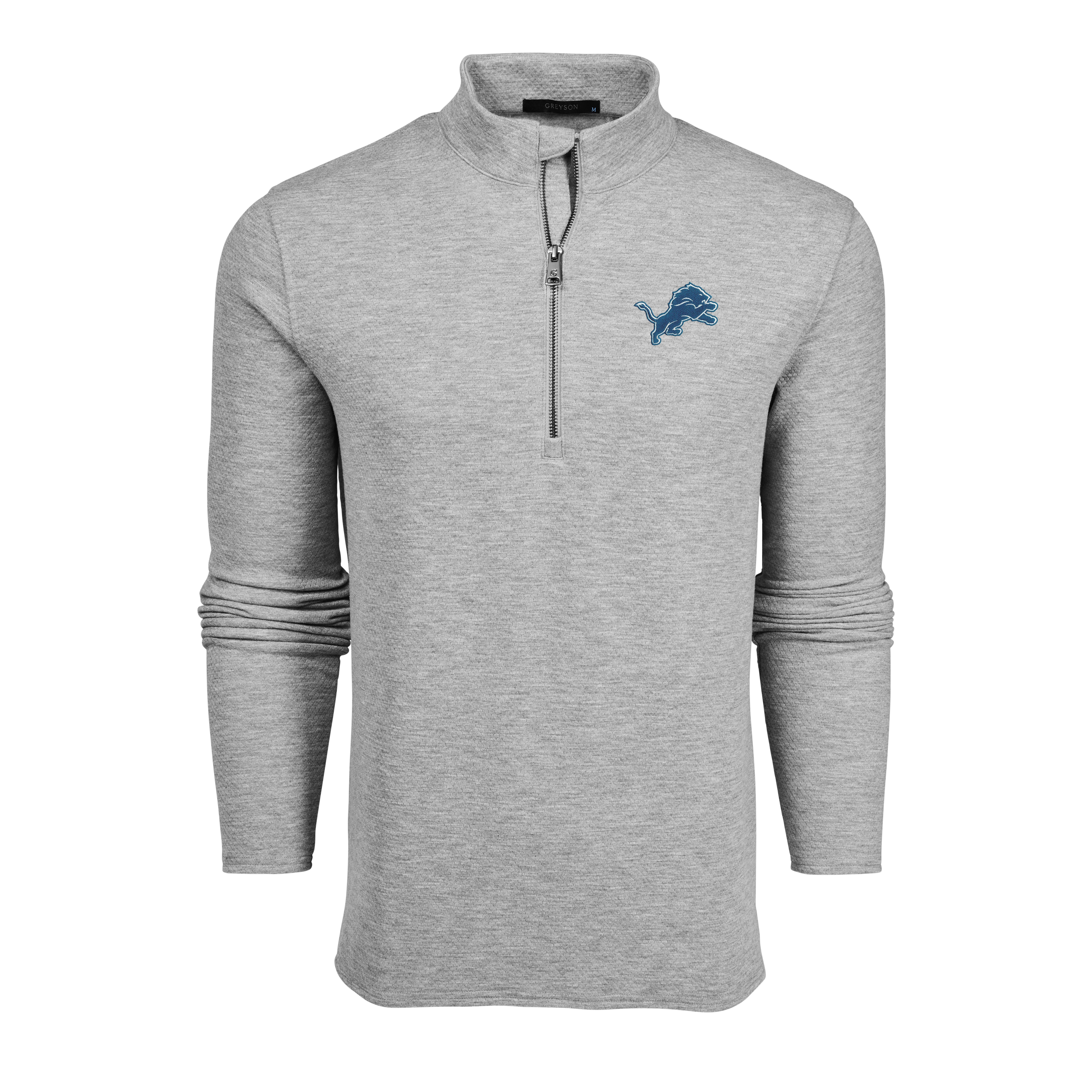 Greyson グレイソン GOLF セーター ウルフロゴ カシミヤ混 M（L） Mens Detroit Lions 313 Troy Quarter-Zip | Greyson Clothiers