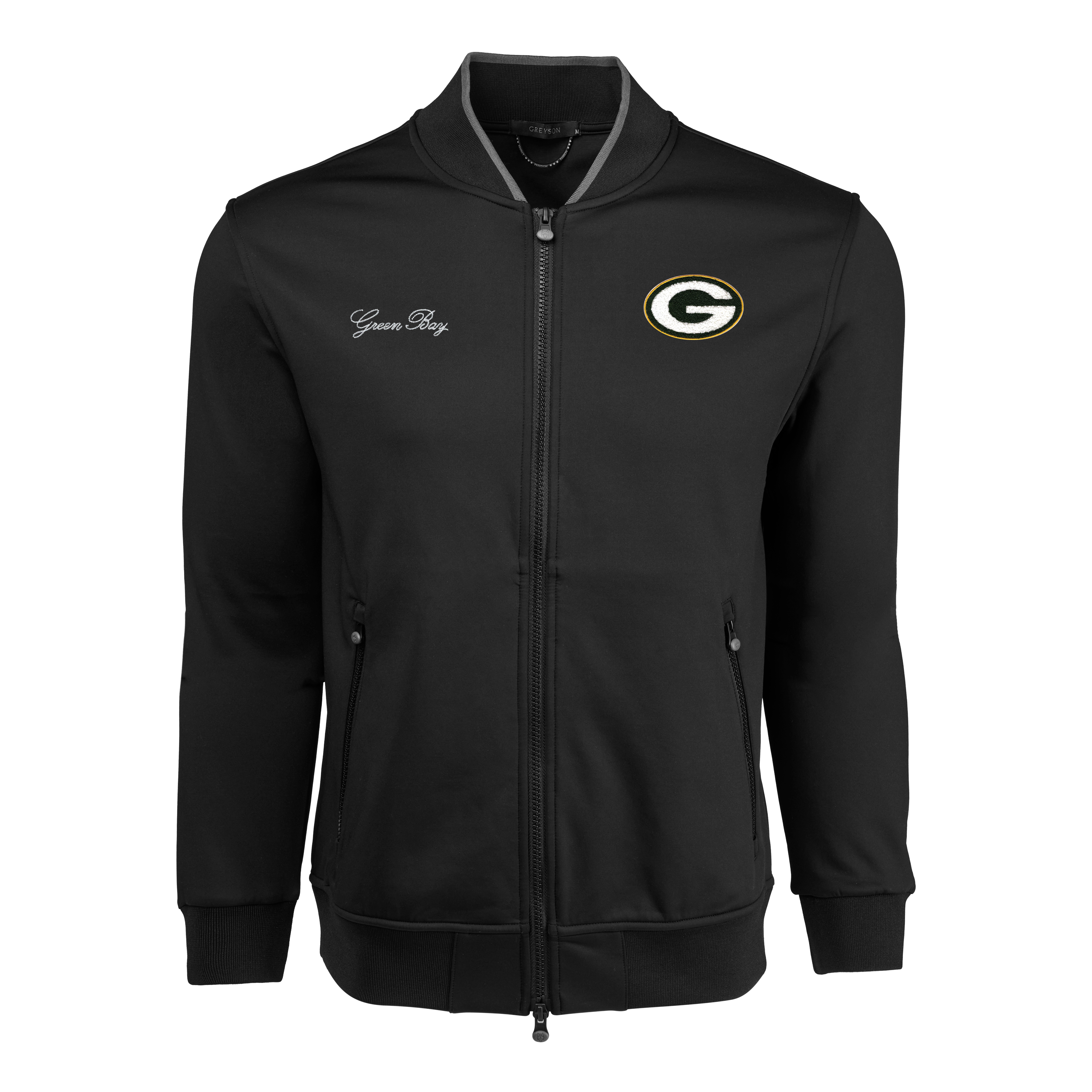 Mens Green Bay Packers Sequoia Bomber | Greyson Clothiers