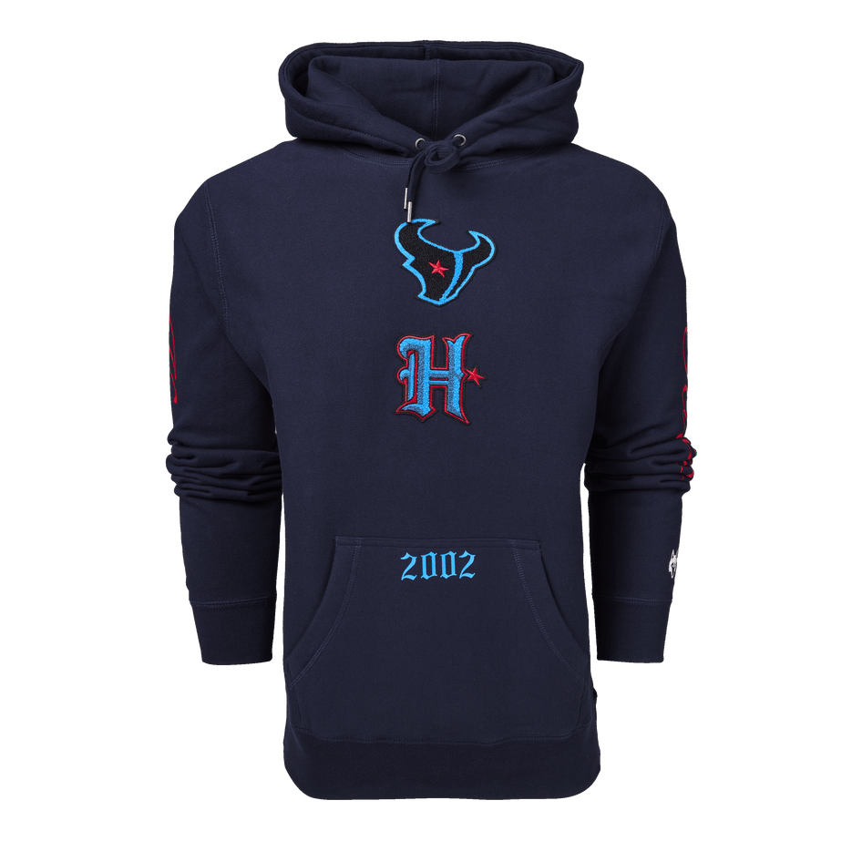 Greyson Clothiers Houston Texans Fireside Hoodie in MALTESE BLUE