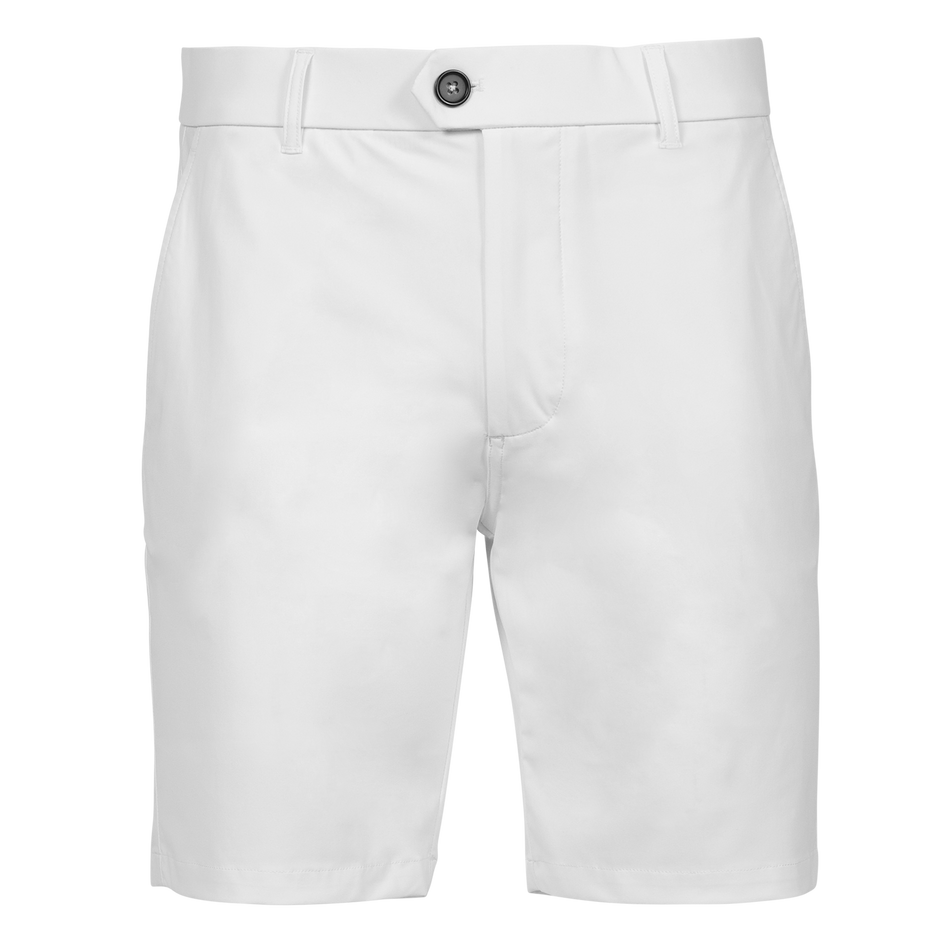 Arctic White Greyson Montauk Performance Short 8" - Front View | Greyson Clothiers