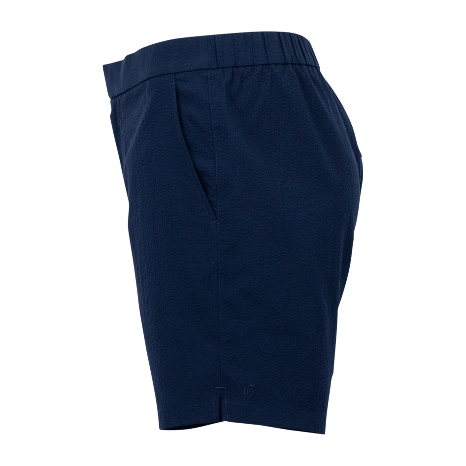Greyson Clothiers Rhodes Seersucker Short in MALTESE BLUE