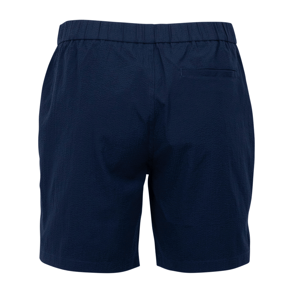 Greyson Clothiers Rhodes Seersucker Short in MALTESE BLUE