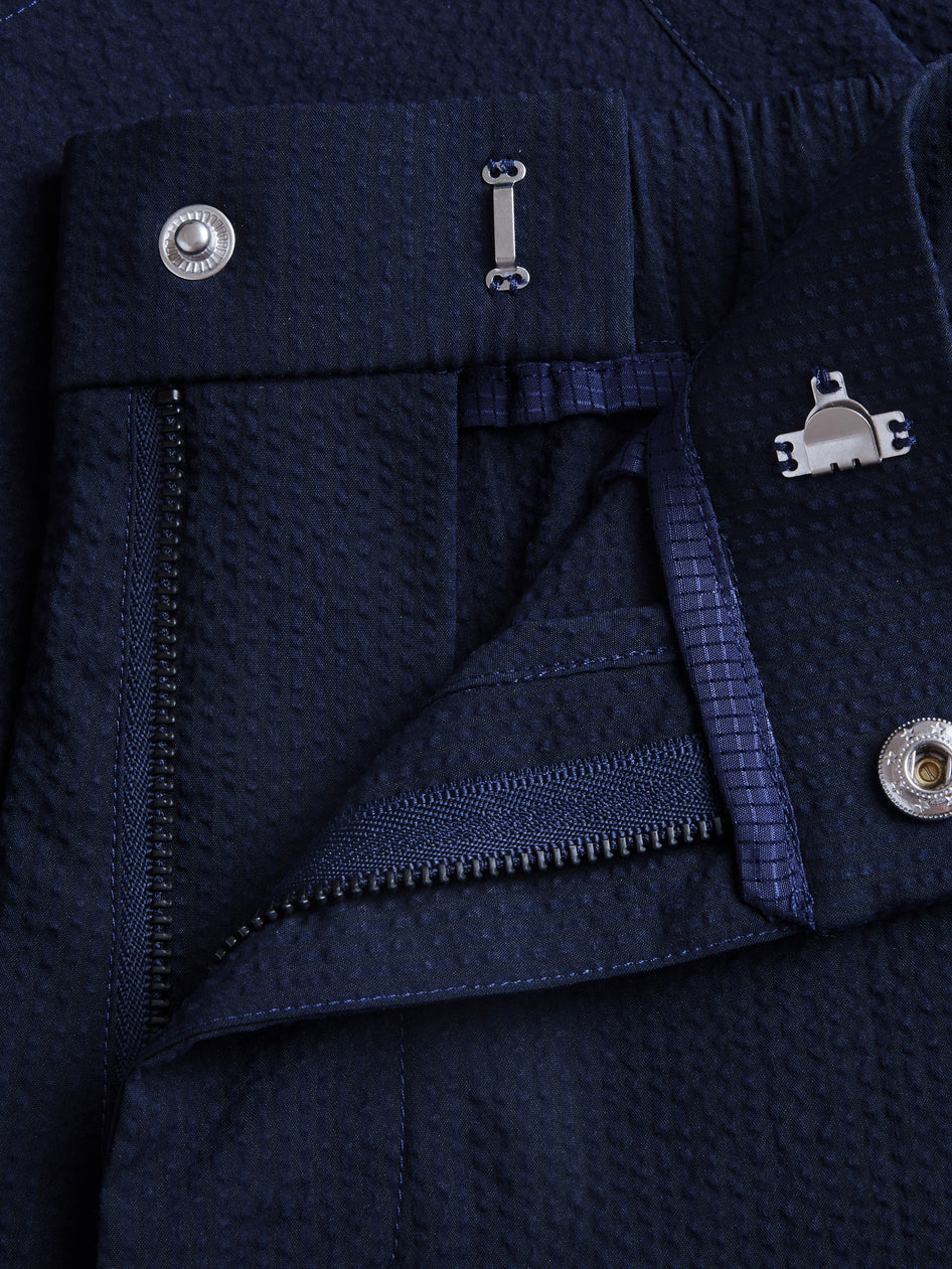 Greyson Clothiers Rhodes Seersucker Short in MALTESE BLUE