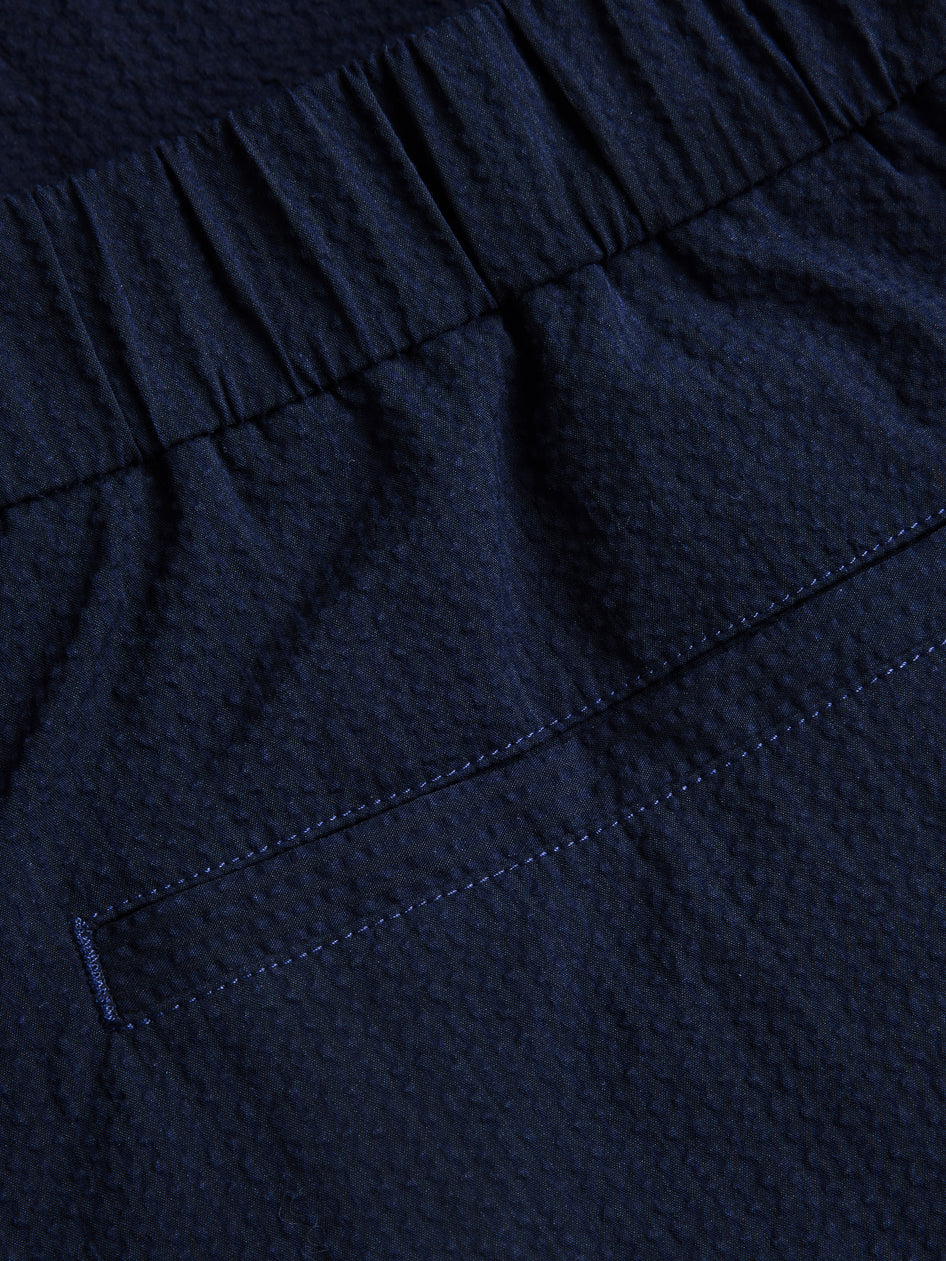 Greyson Clothiers Rhodes Seersucker Short in MALTESE BLUE