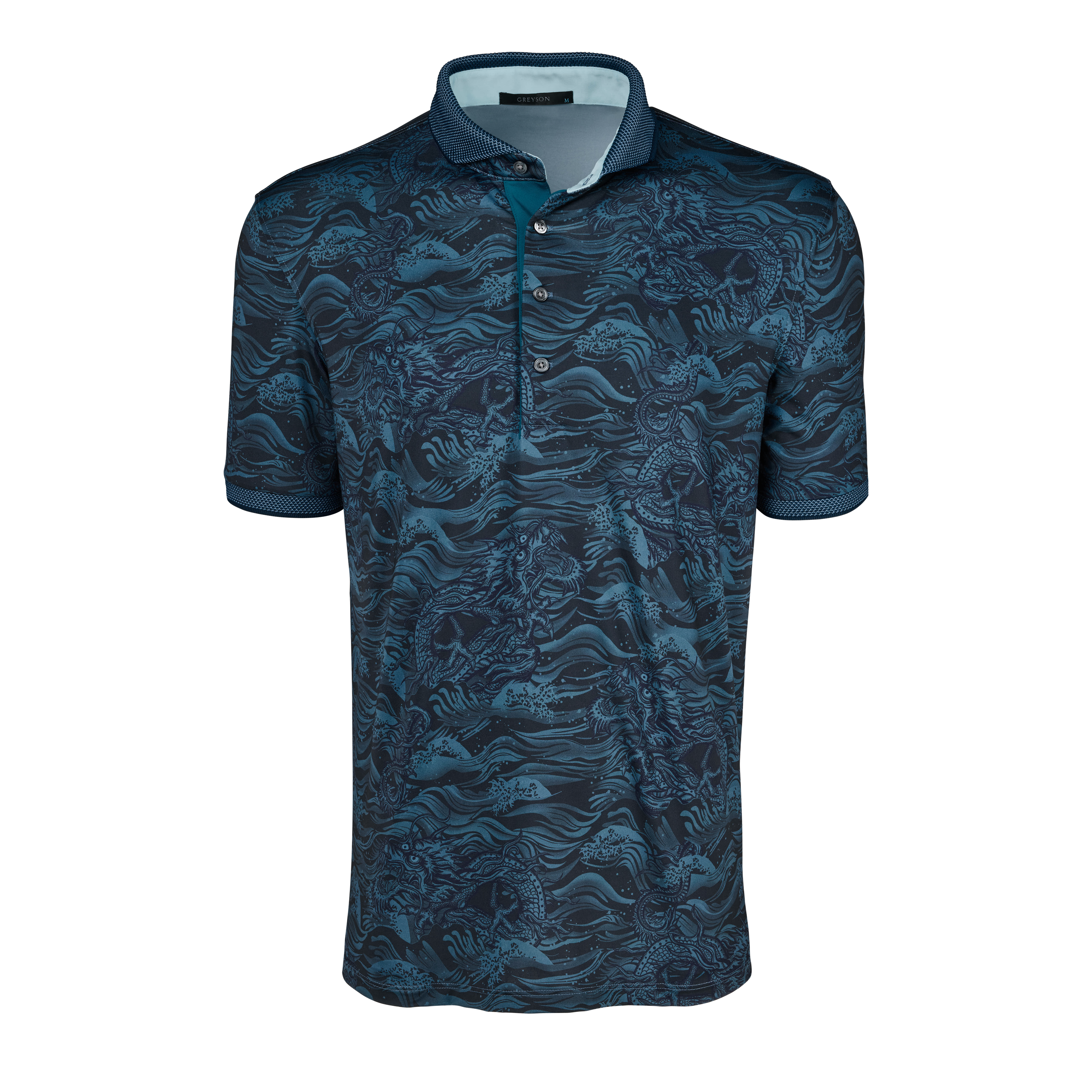 Mens Magic Dragon Short Sleeve Polo | Greyson Clothiers