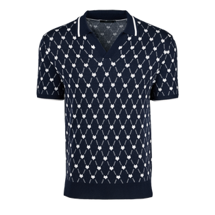 Greyson Clothiers Wolf Chain Johnny Collar Polo